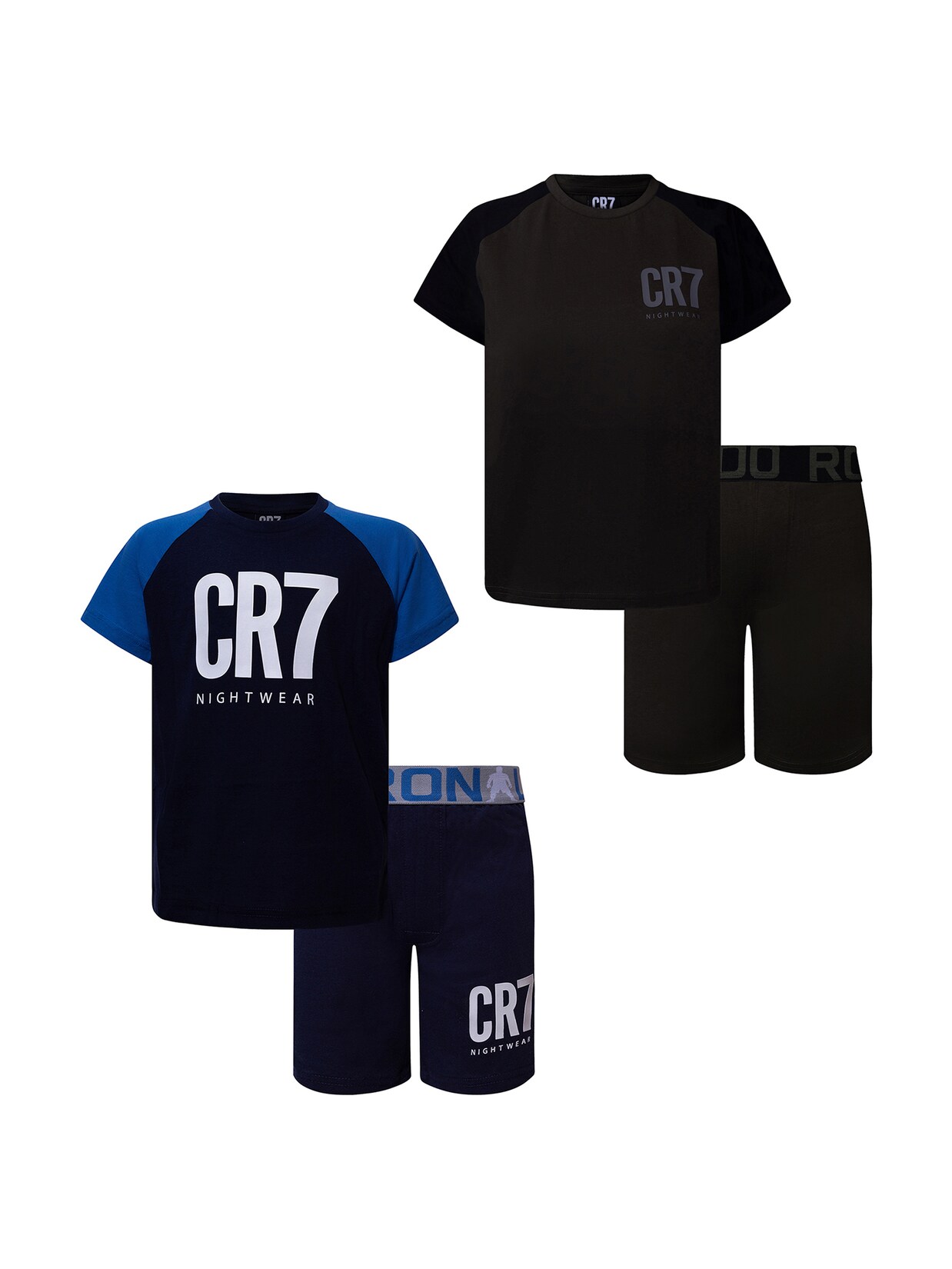 CR7 Cristiano Ronaldo Jungen Pyjama Basic Short 2er Pack