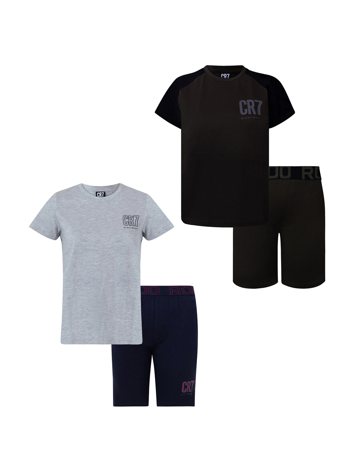 CR7 Cristiano Ronaldo Jungen Pyjama Basic Short 2er Pack