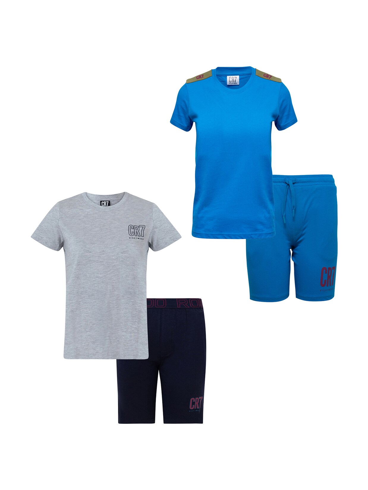 CR7 Cristiano Ronaldo Jungen Pyjama Basic Short 2er Pack