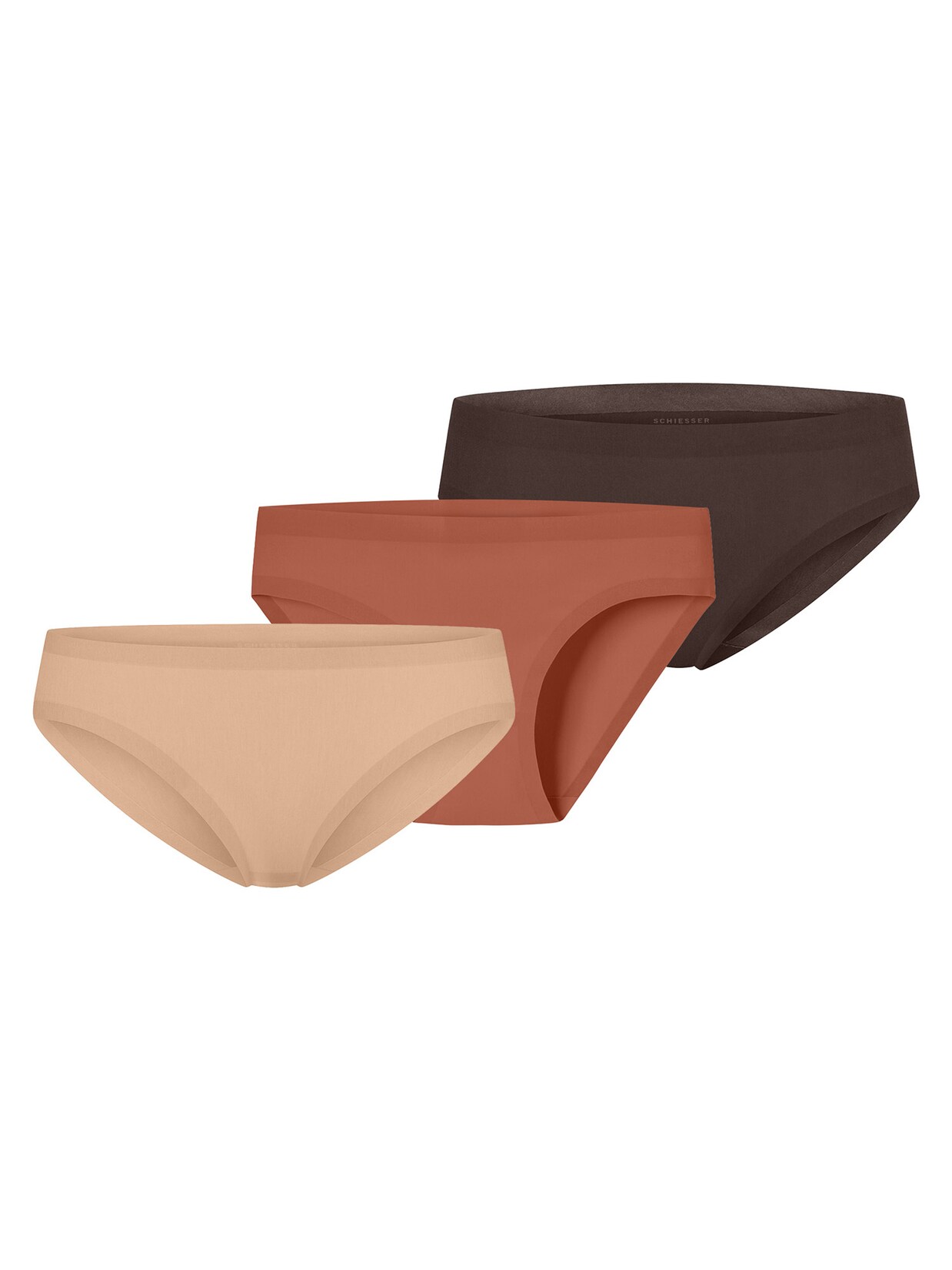 Schiesser Damen Slip Invisible Cotton 3er Pack