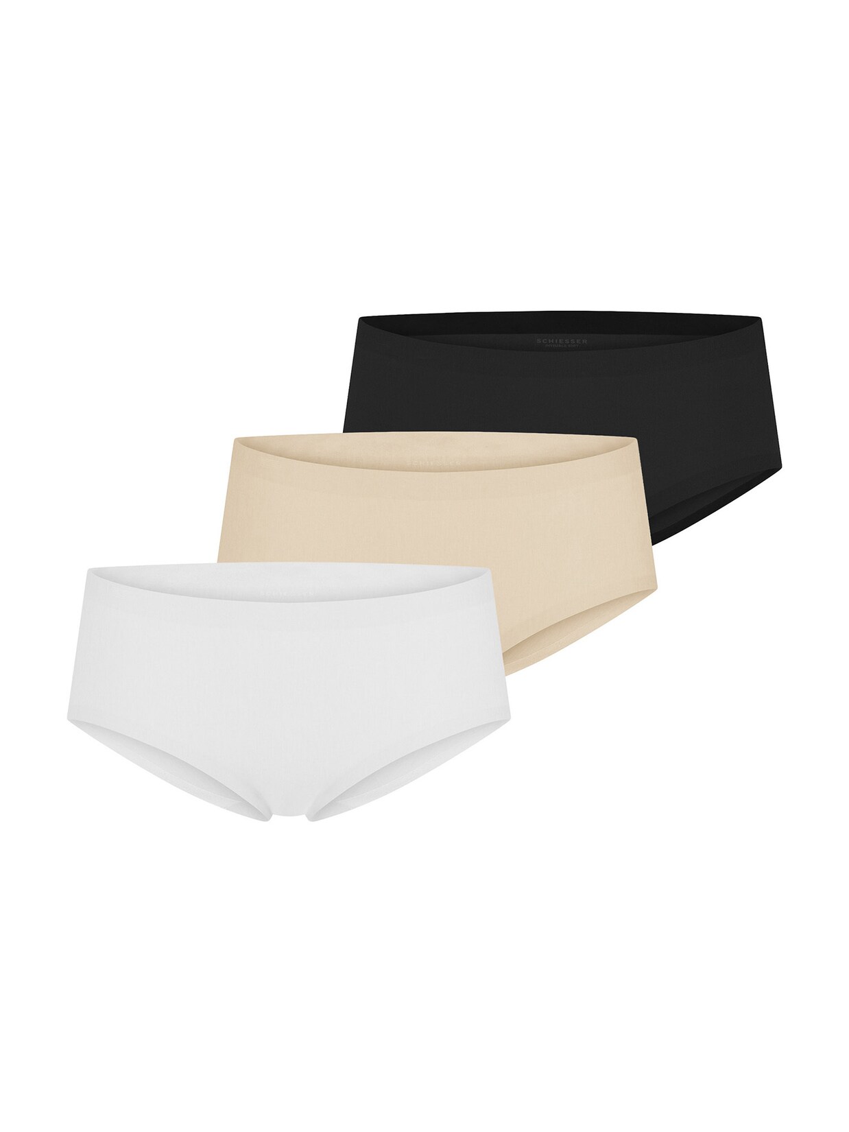 Schiesser Damen Panty Invisible Cotton 3er Pack