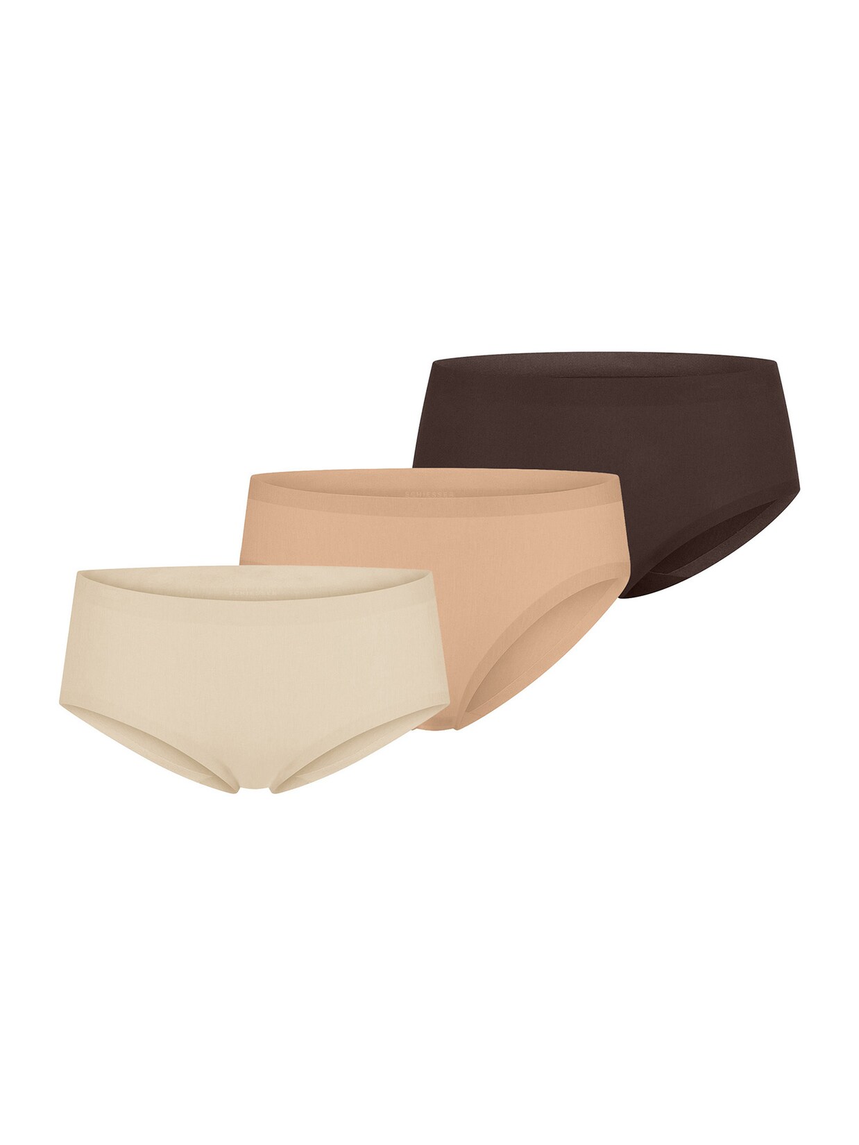 Schiesser Damen Panty Invisible Cotton 3er Pack