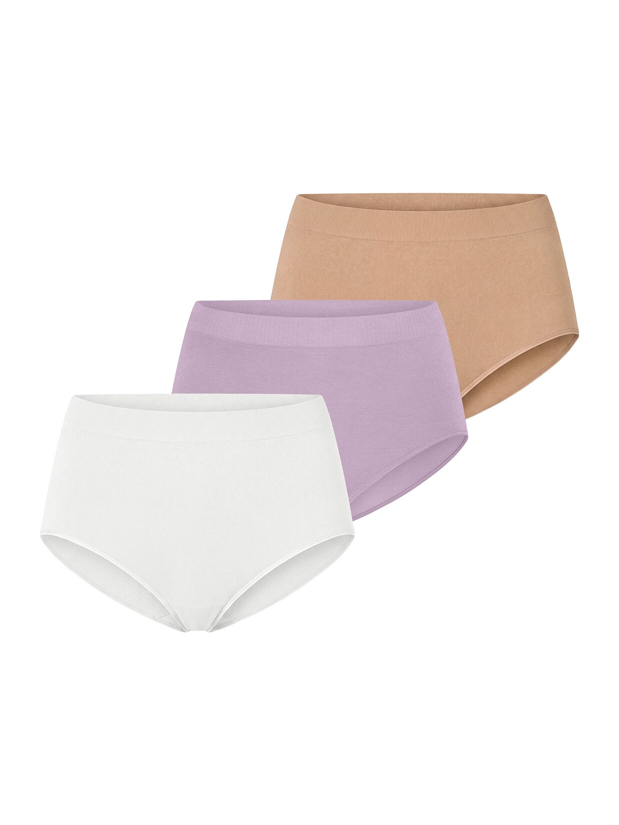Schiesser Damen Slip Retro - Classic Seamless 3er Pack