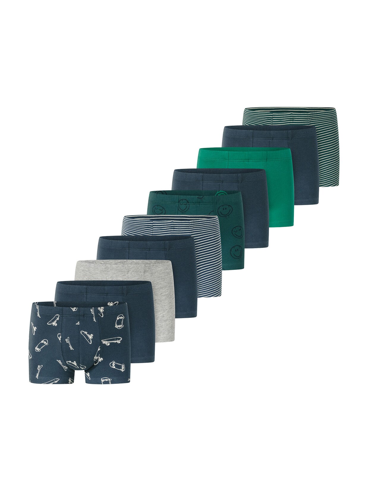 Schiesser Jungen Trunk 955 Multi 10er Pack