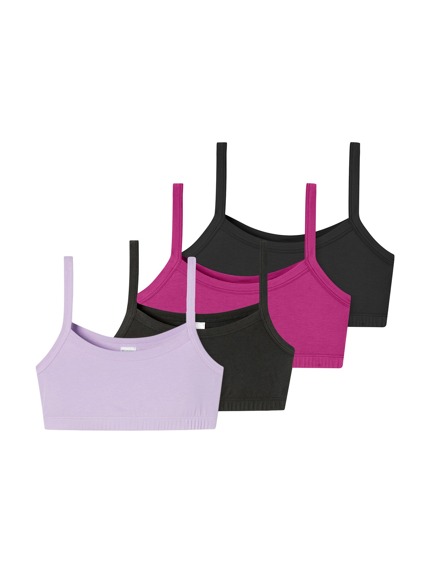 Schiesser M&auml;dchen Bustier Fresh Vibe Multi 4er Pack - Bild 1