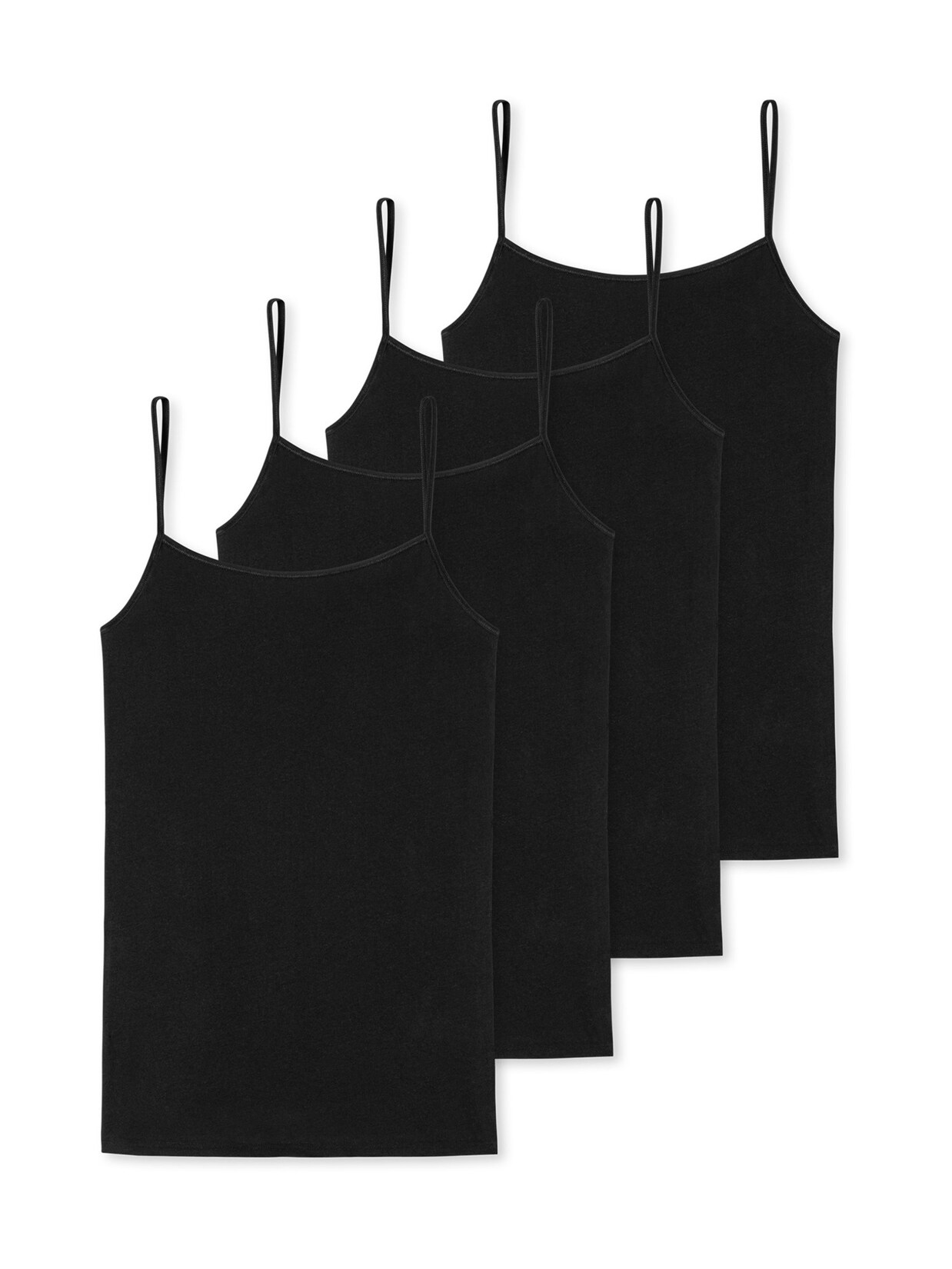 Schiesser Damen Spaghettitop 95-5 Serie 4er Pack