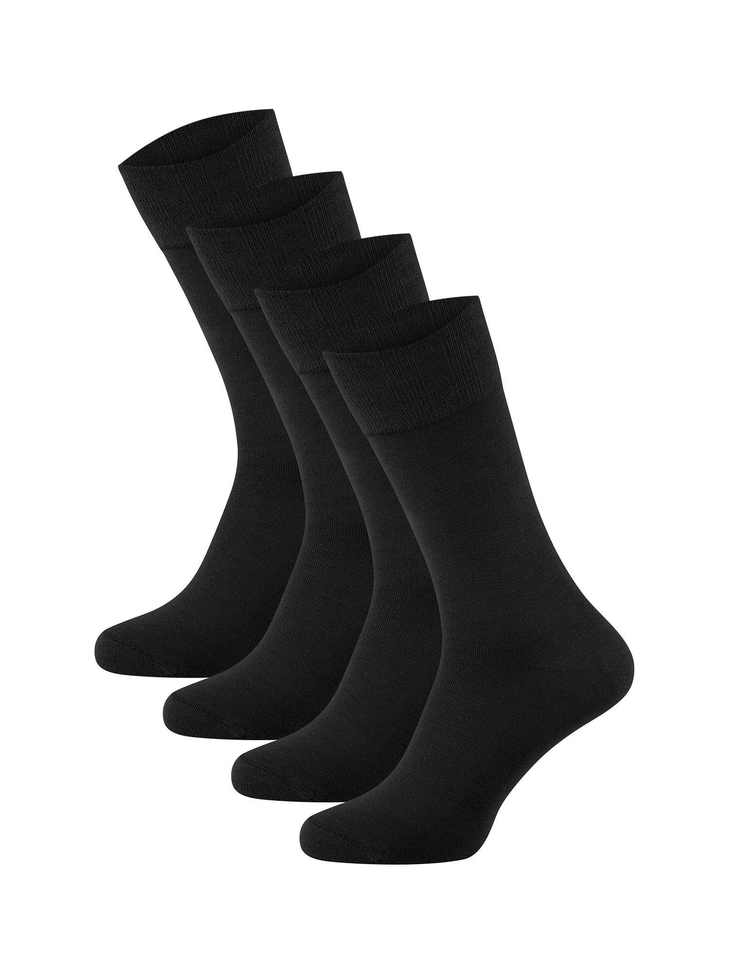 NUR DIE Herren Freizeitsocken Bambus Komfortbund 4er Pack - Bild 1