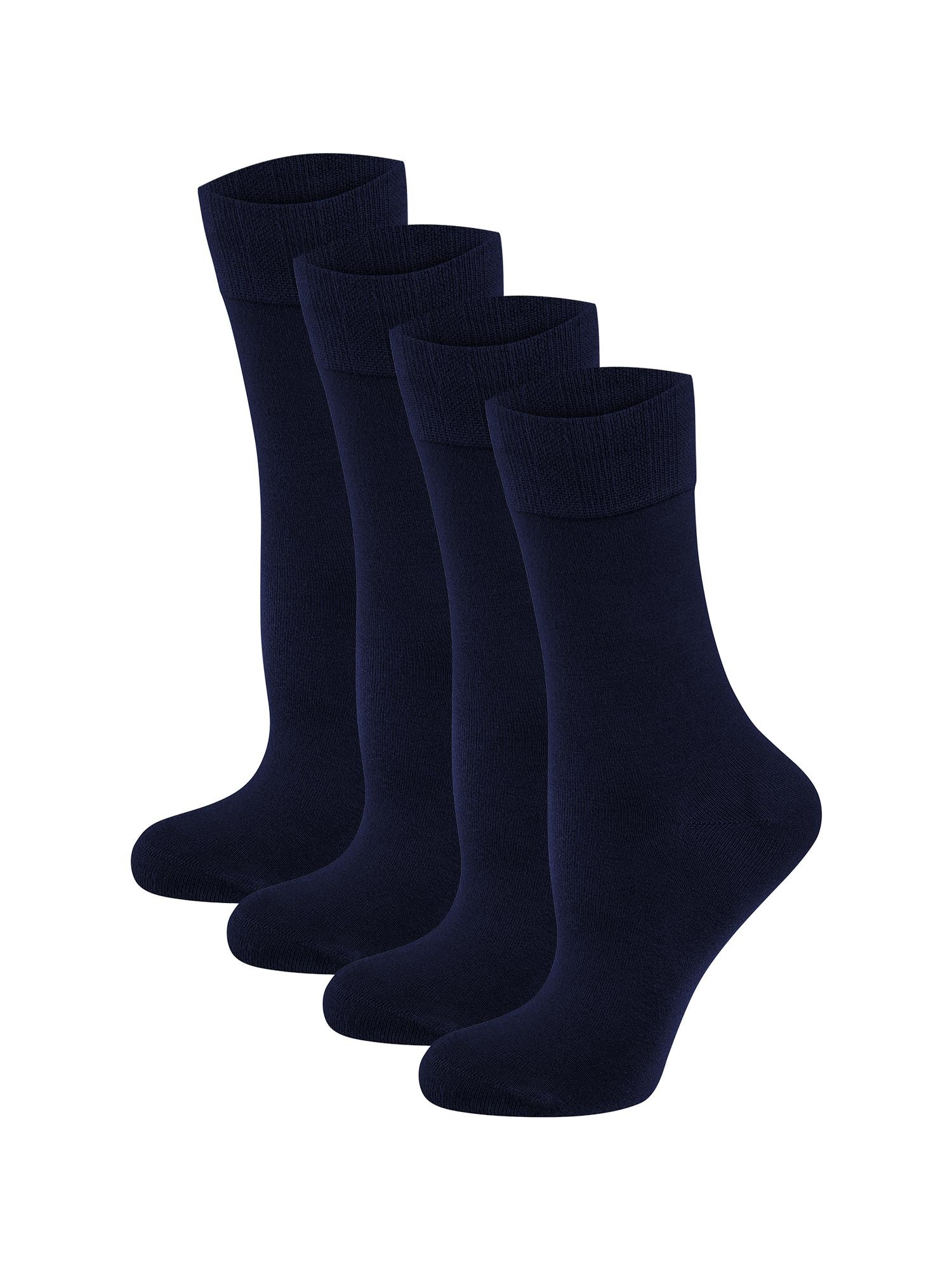 NUR DIE Damen Freizeitsocken Bambus Komfortbund 4er Pack - Bild 1