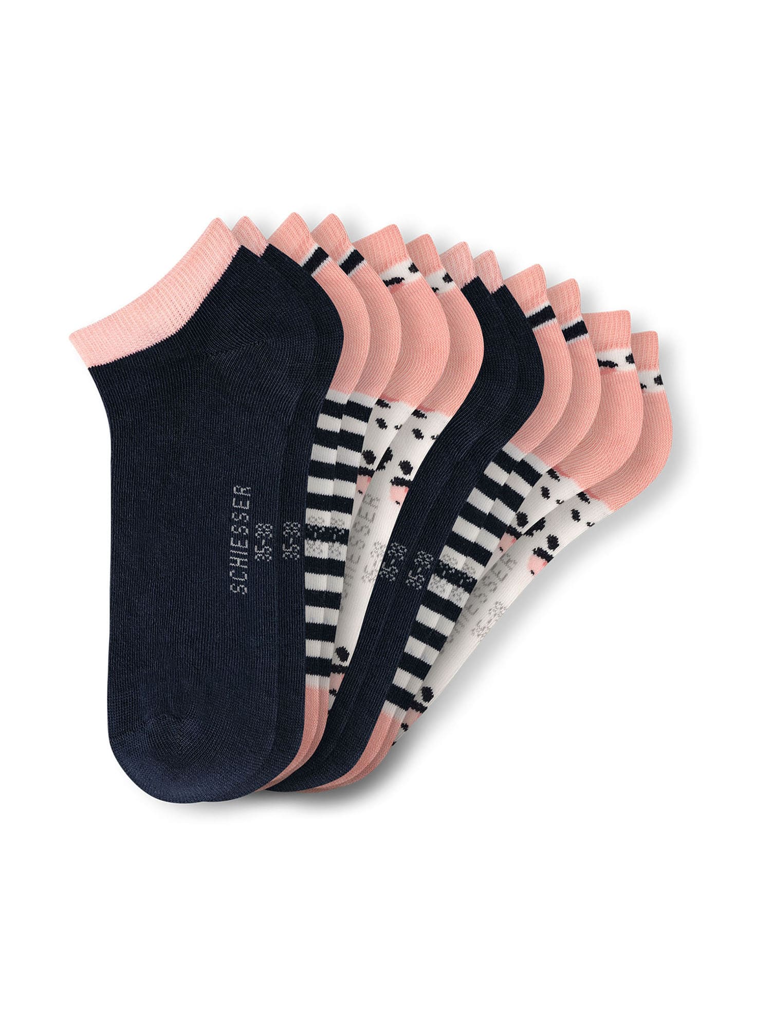 Schiesser M&auml;dchen Sneakersocken Legwear Kids 6er Pack - Bild 1