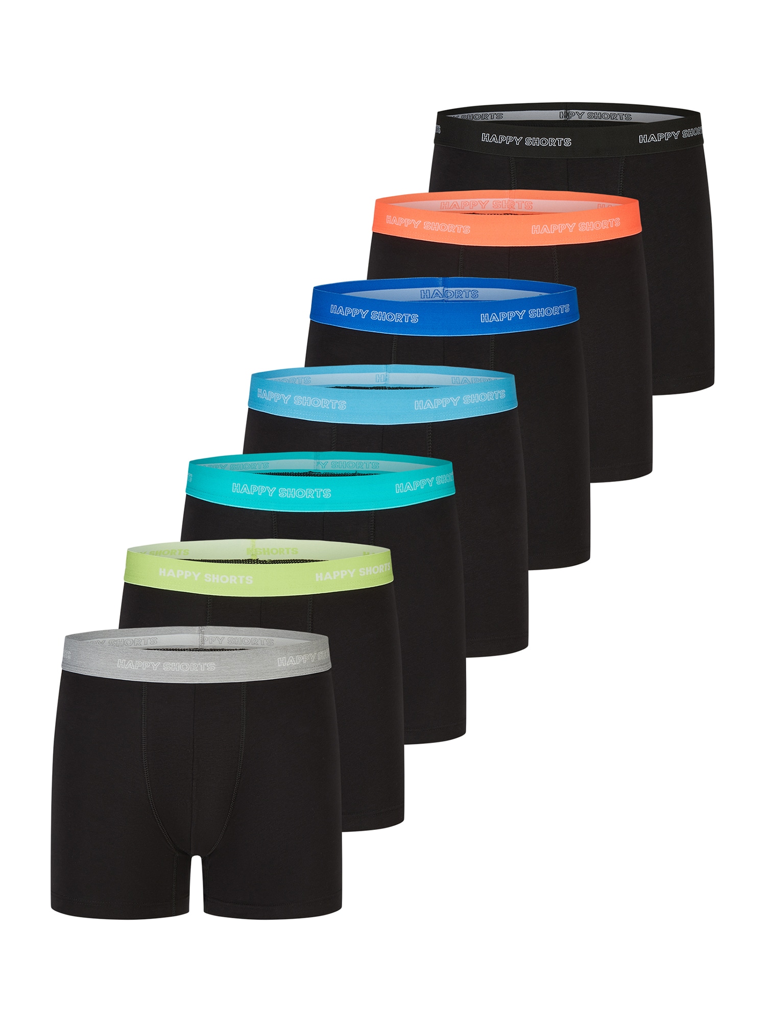 Happy Shorts Herren Trunk Week Mix 7er Pack - Bild 1