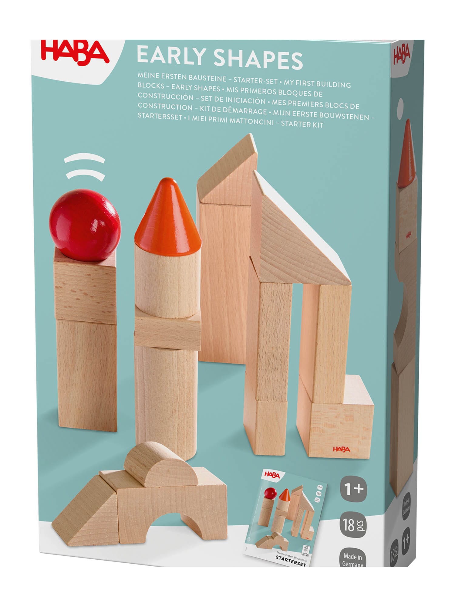 HABA Unisex Spielbausteine Meine ersten Bausteine Starter-Set 1er Pack - Bild 1