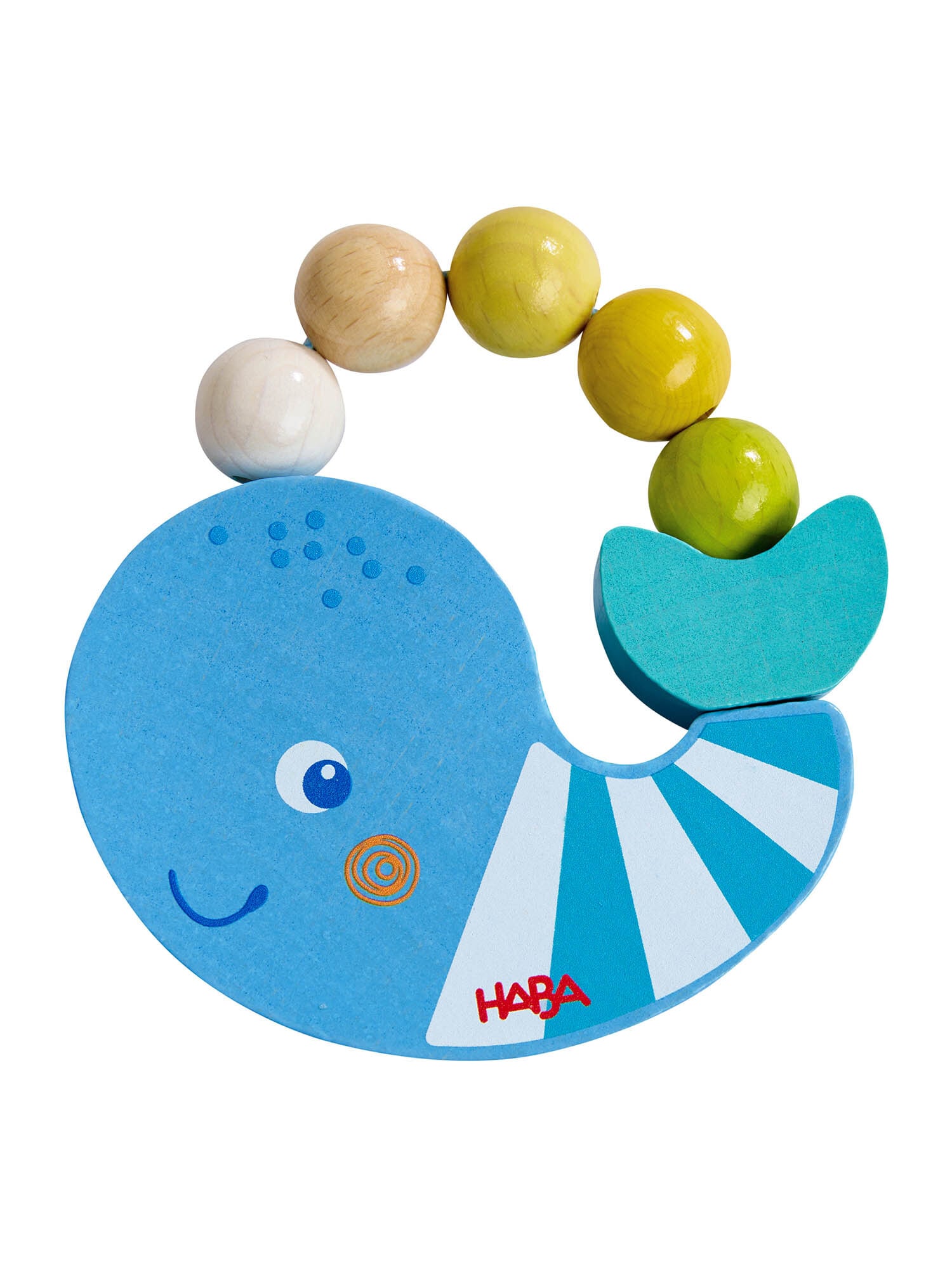 HABA Unisex Greifspielzeug Rasselgreifling Wal 1er Pack - Bild 1