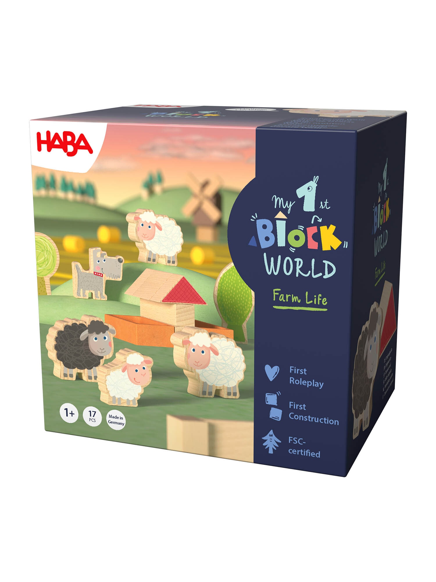 HABA Unisex Spielbausteine MFBW Schafweide Walli 1er Pack - Bild 1