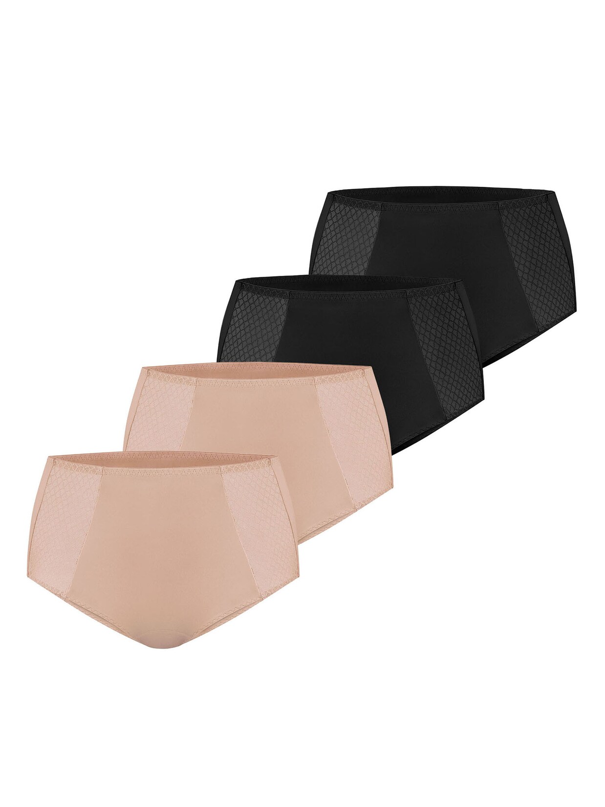 NUR DIE Damen Shapingslip Shaping Formslip Daily Shape 4er Pack