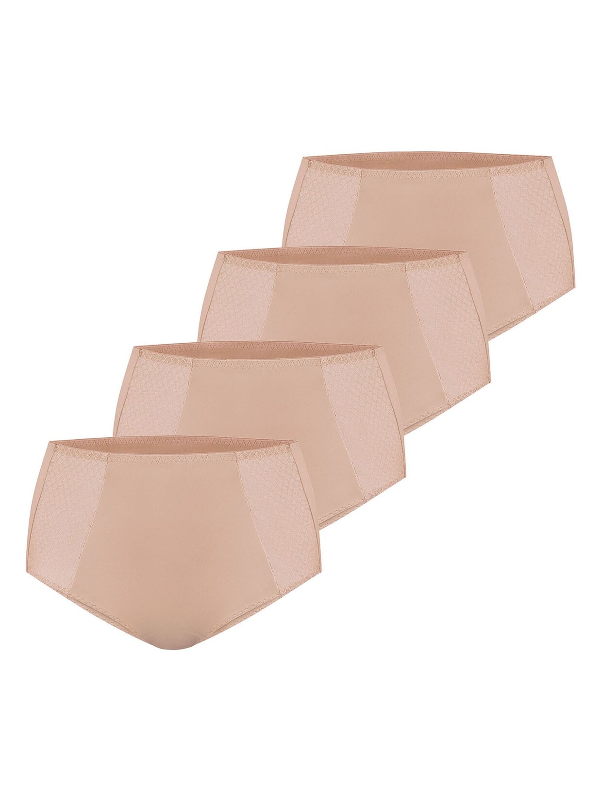 NUR DIE Damen Shapingslip Shaping Formslip Daily Shape 4er Pack