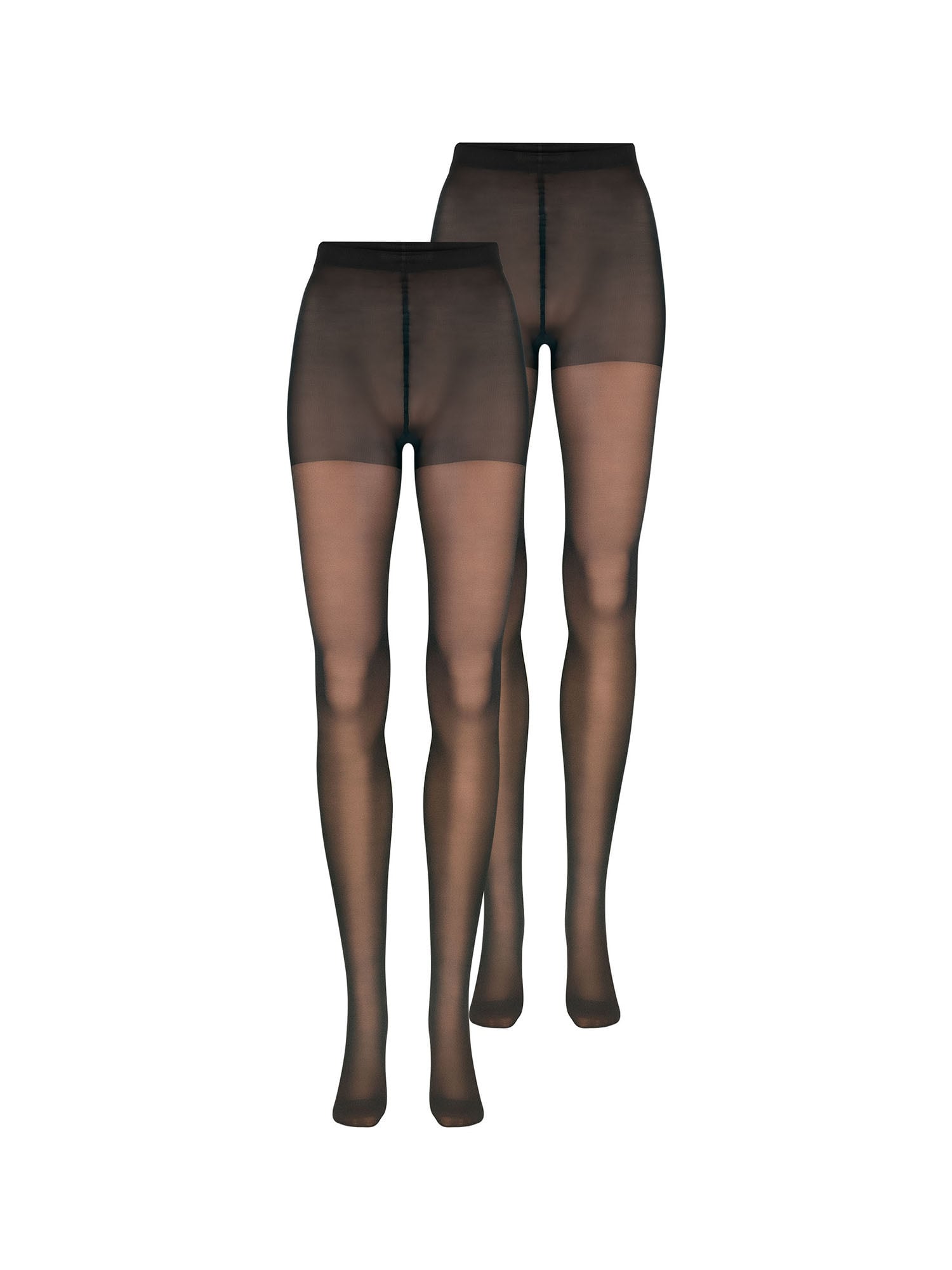 NUR DIE Damen Feinstrumpfhose Karneval Glitzer 25 DEN 2-Pack 2er Pack - Bild 1