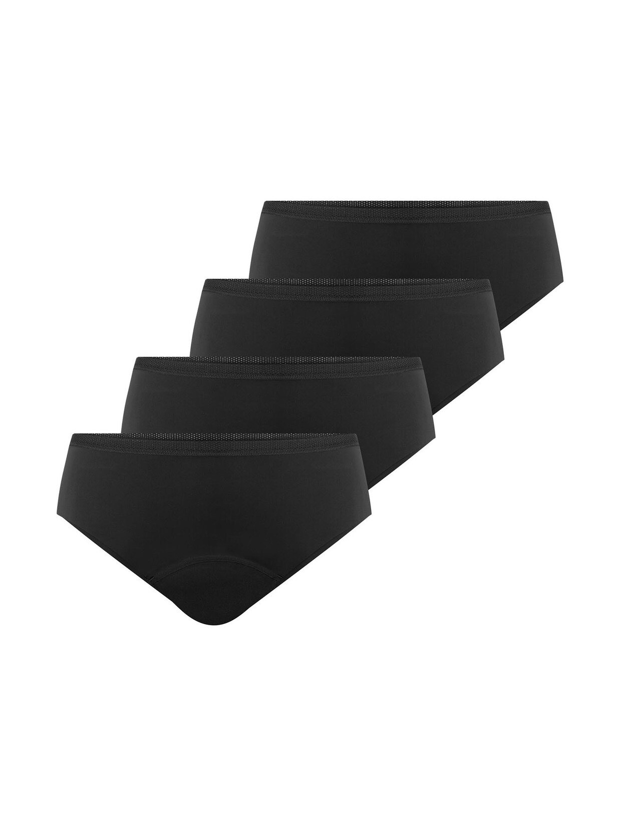 NUR DIE Damen Periodenslip Probierpack Alles Geregelt mittelstark + extrastark 4er Pack
