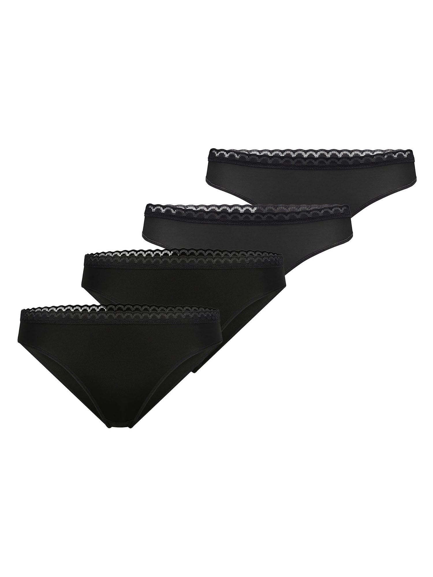 NUR DIE Damen Slip Daily Micro Slip + String 4er Pack - Bild 1