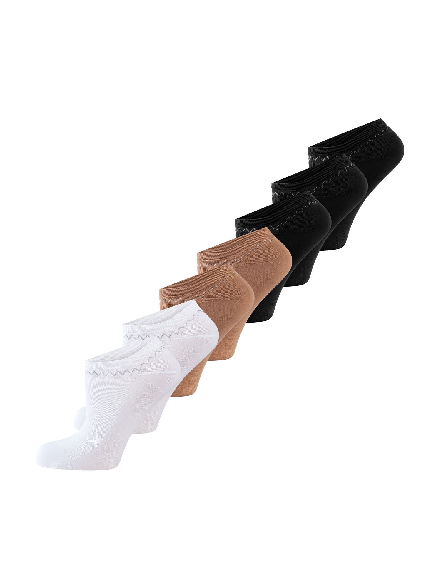 NUR DIE Damen F&uuml;&szlig;linge Schuhs&ouml;ckchen 7er Pack - Bild 1