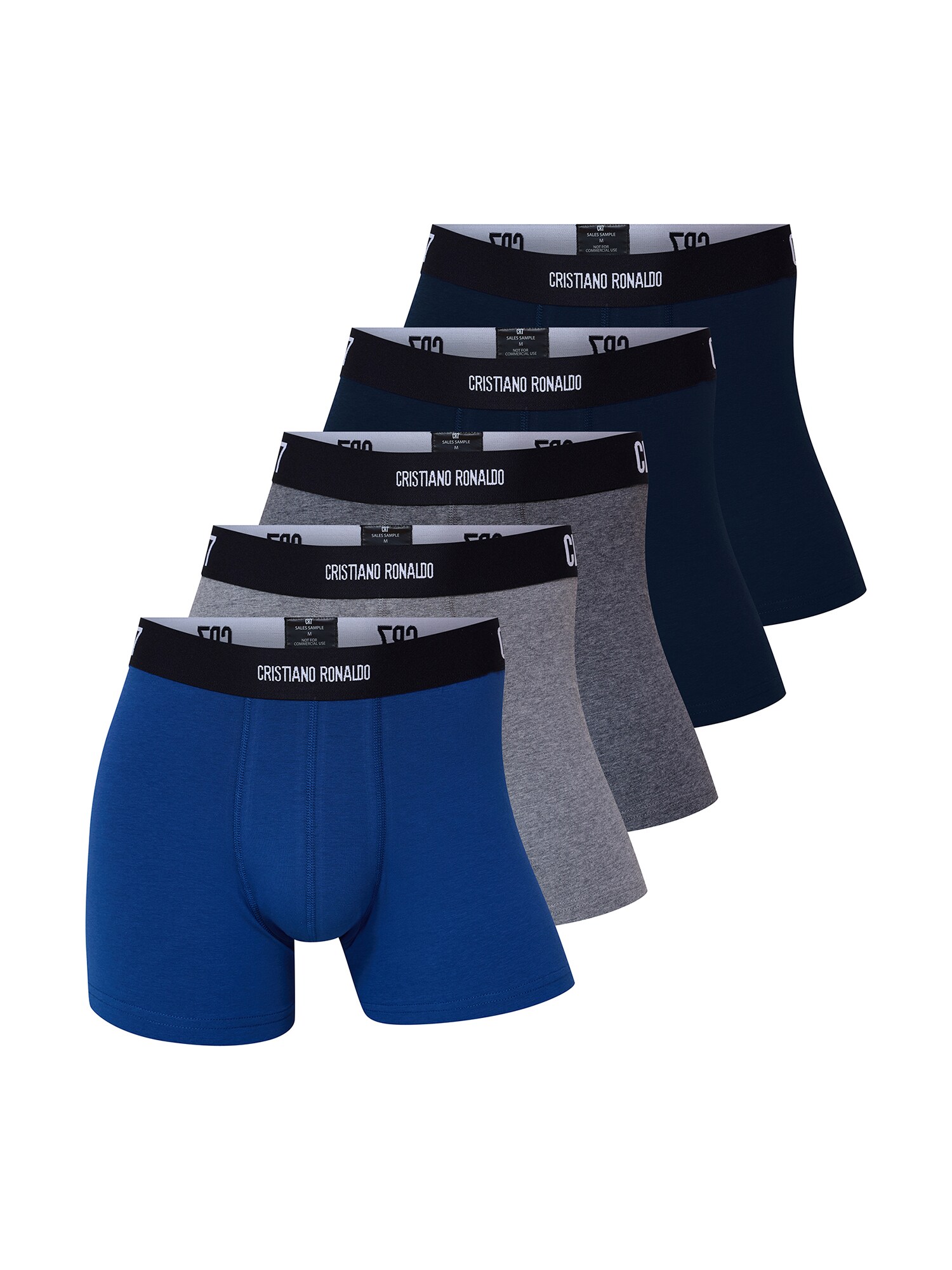 CR7 Cristiano Ronaldo Herren Trunk Cotton Stretch & Travel Bag 5er Pack - Bild 1