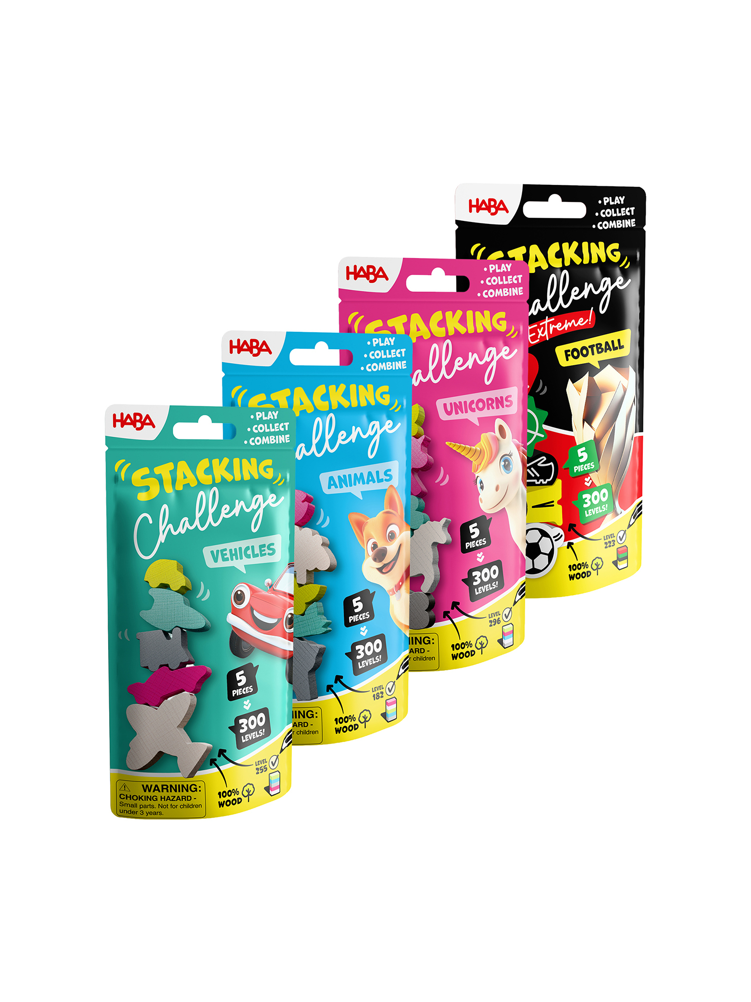 HABA Unisex Spiel HABA Stacking Challenge x4 4er Pack - Bild 1
