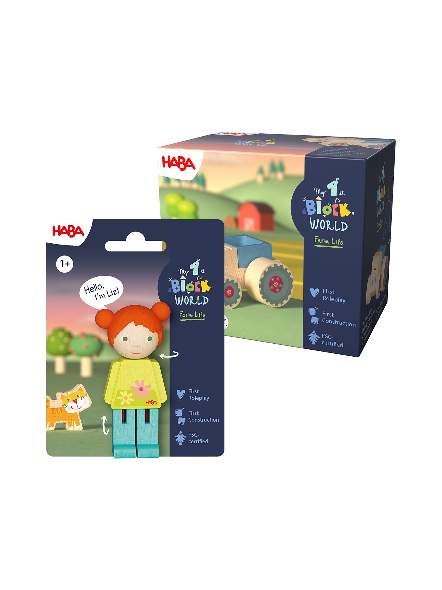 HABA Unisex Spiel Spiele-Duett Clever & K&ouml;pfchen Toni und Liz 2er Pack - Bild 1