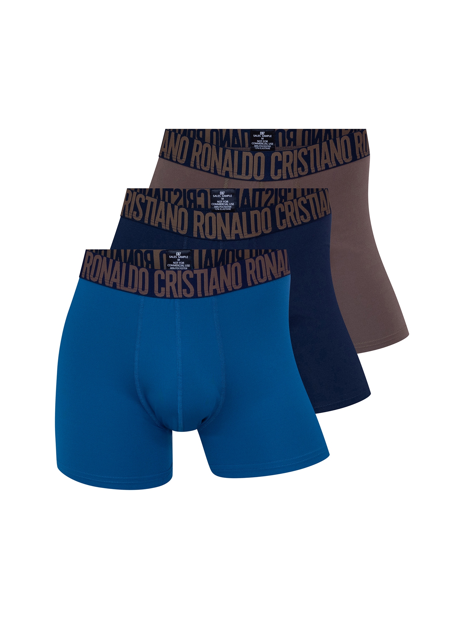 CR7 Cristiano Ronaldo Herren Trunk BASIC Microfiber 3er Pack - Bild 1