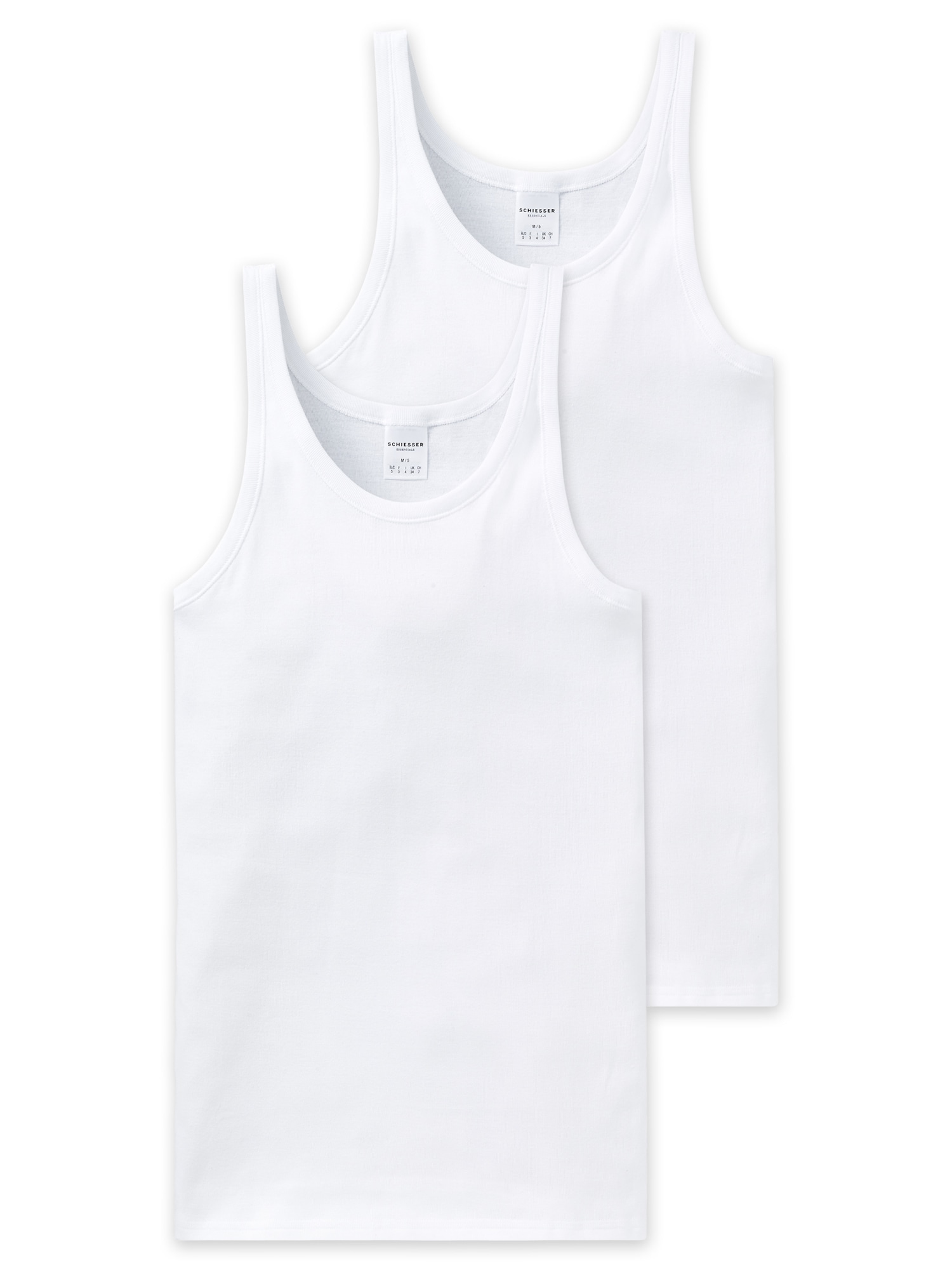 Schiesser Herren Tanktop Essentials 2er Pack - Bild 1