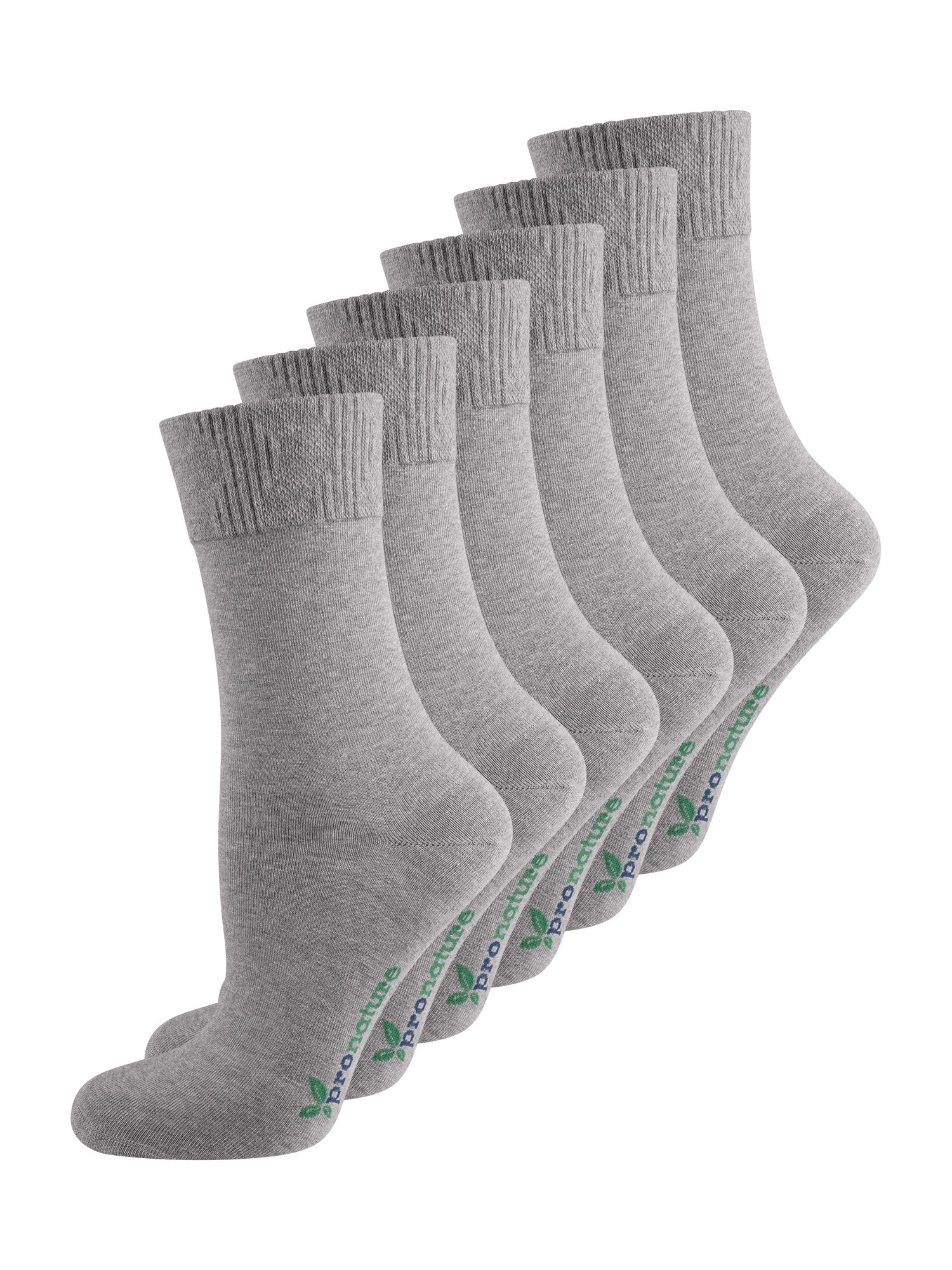 NUR DIE Damen Socke Pronature Komfort 6er Pack - Bild 1