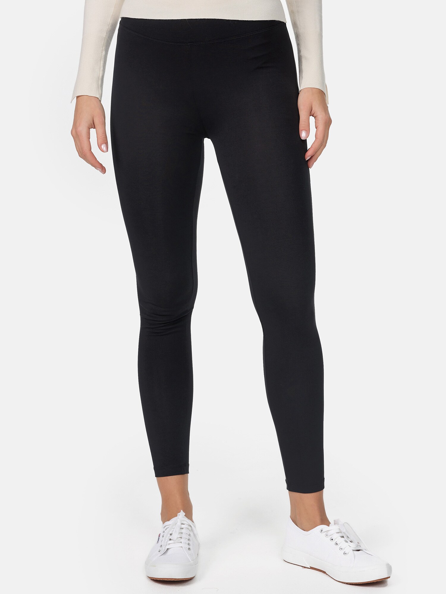 NUR DIE Damen Leggings aus Baumwolle 2er Pack - Bild 1