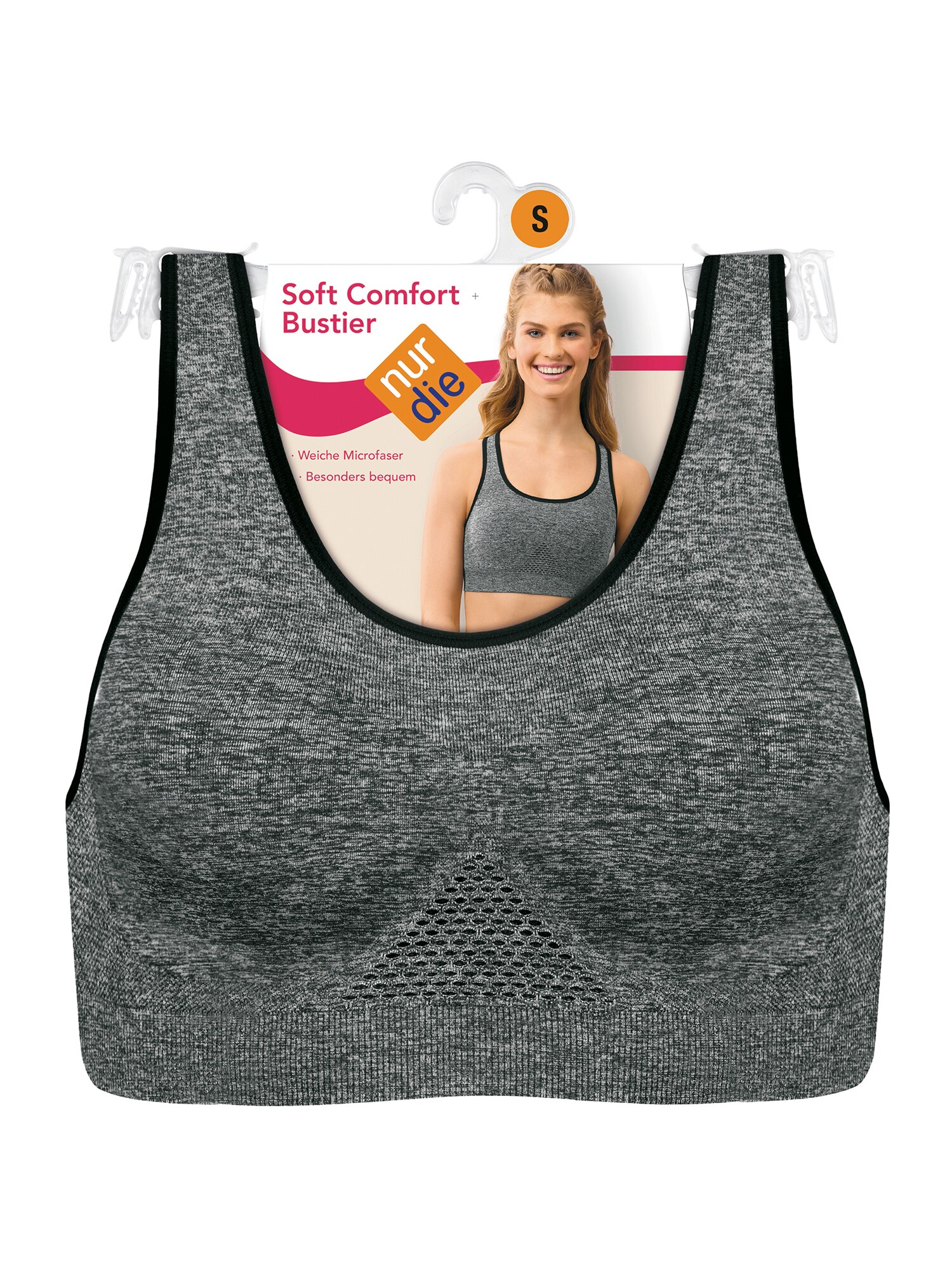 NUR DIE Damen Bustier Soft Comfort 2er Pack - Bild 1