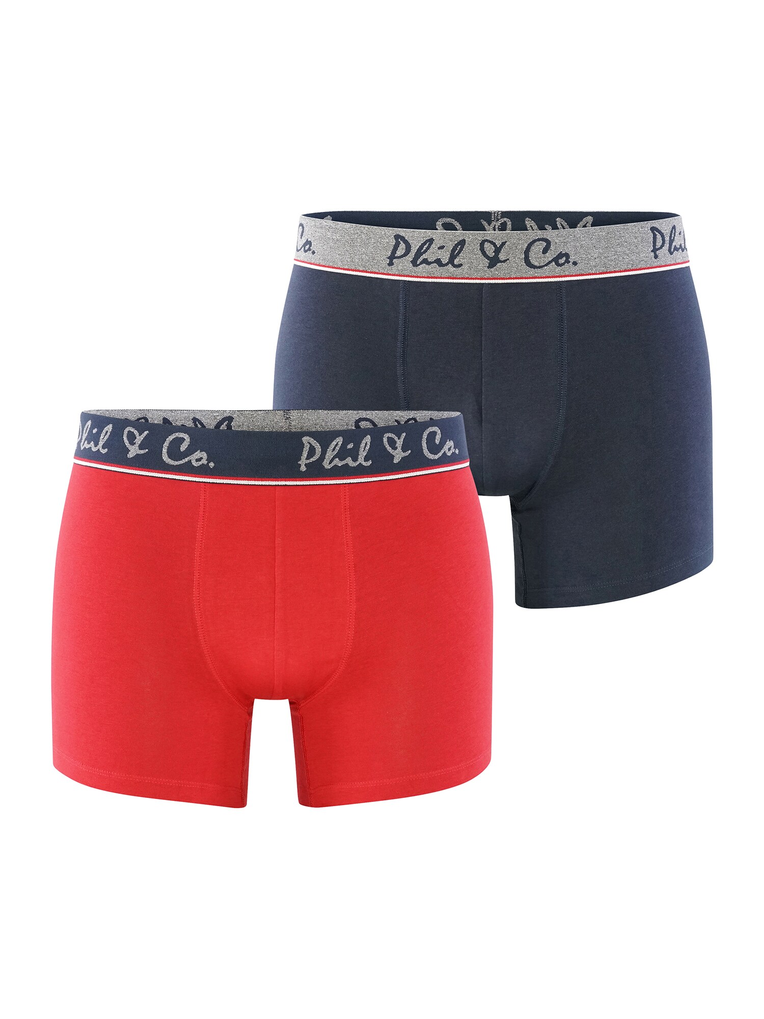Phil & Co. Berlin Herren Retroshorts 2-Pack Jersey 2er Pack - Bild 1