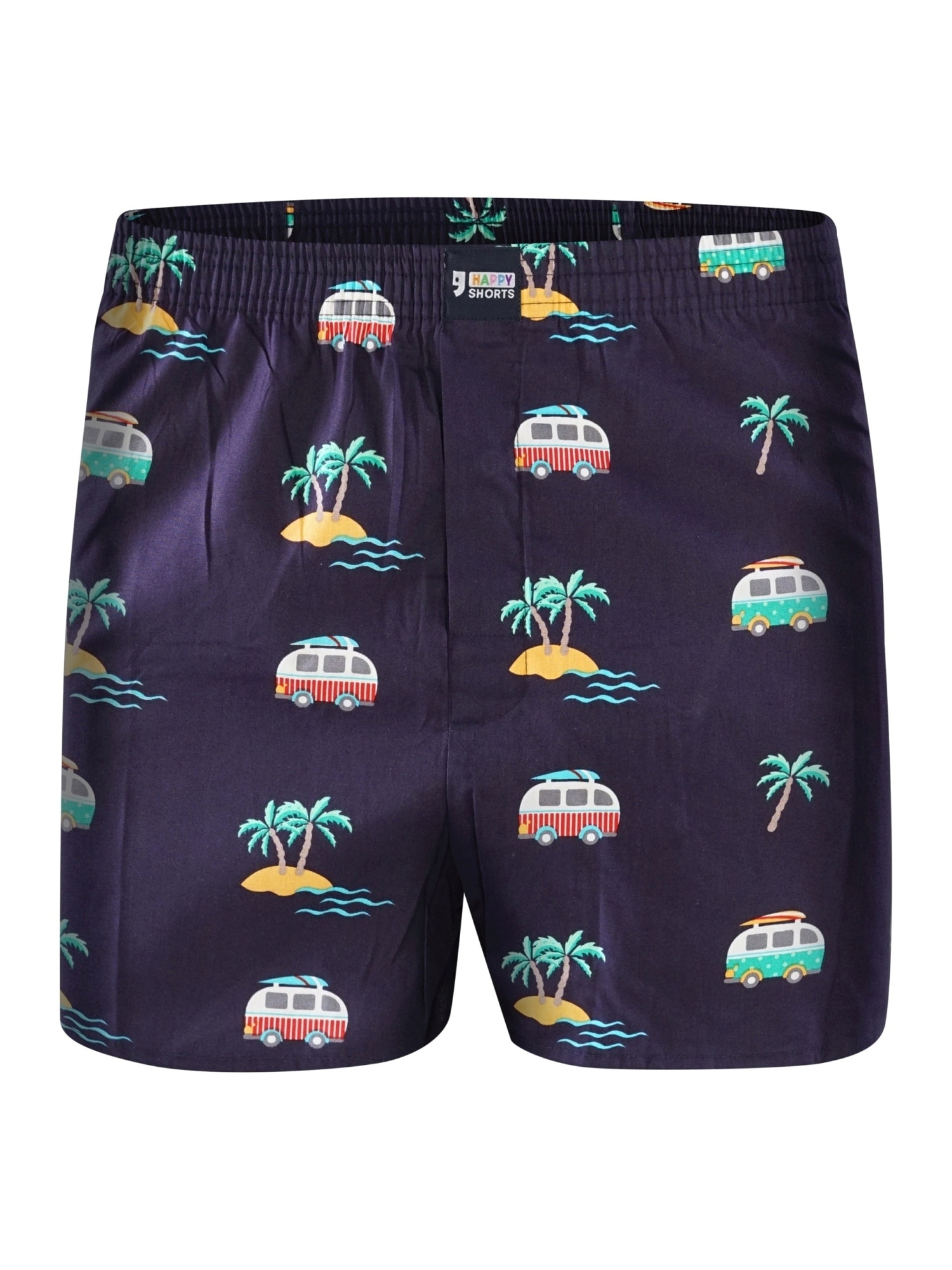 Happy Shorts Herren Boxershorts Motivprint 1er Pack - Bild 1