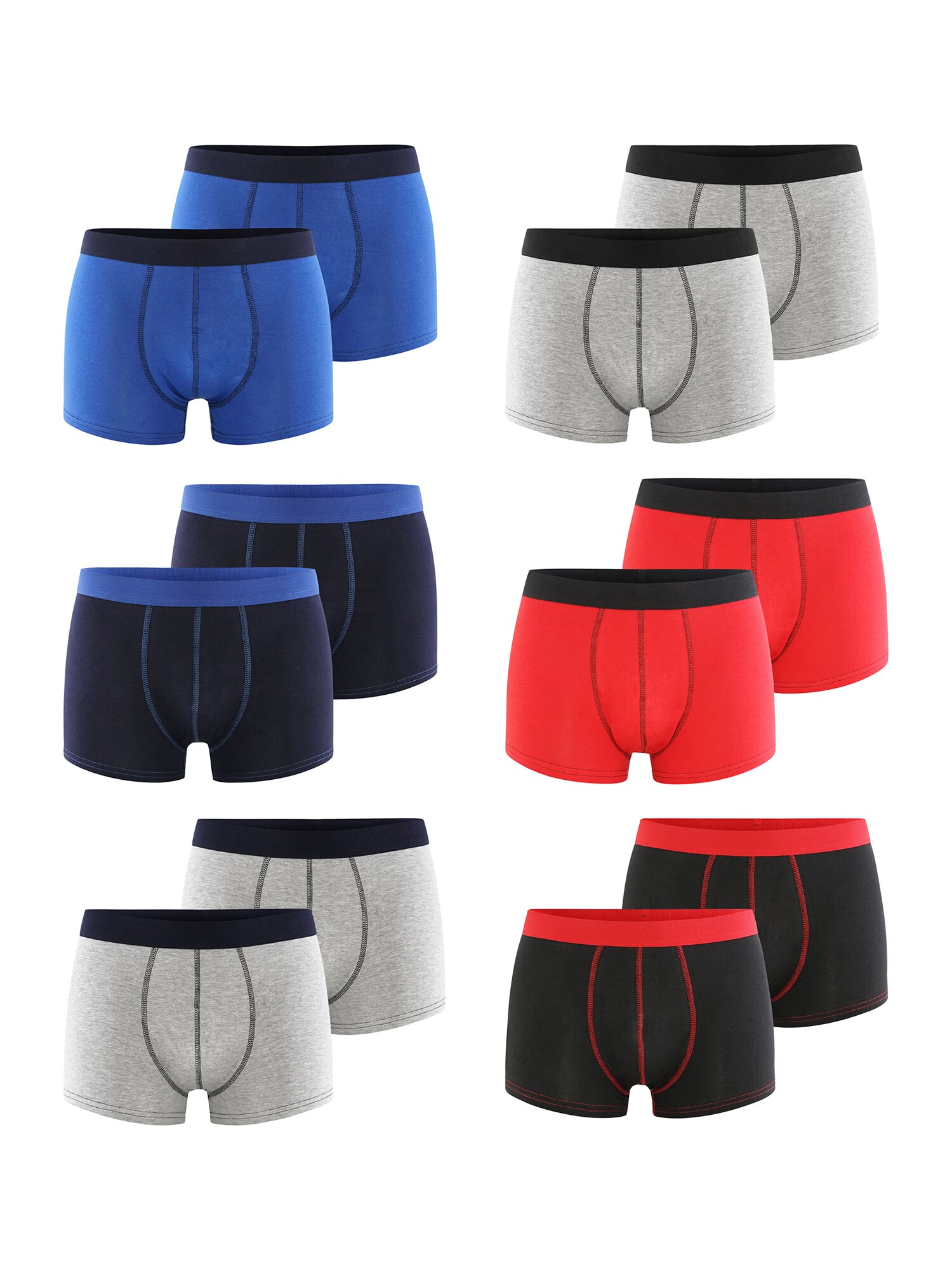 MG-1 Herren Retro Pants Horizontal 12er Pack - Bild 1