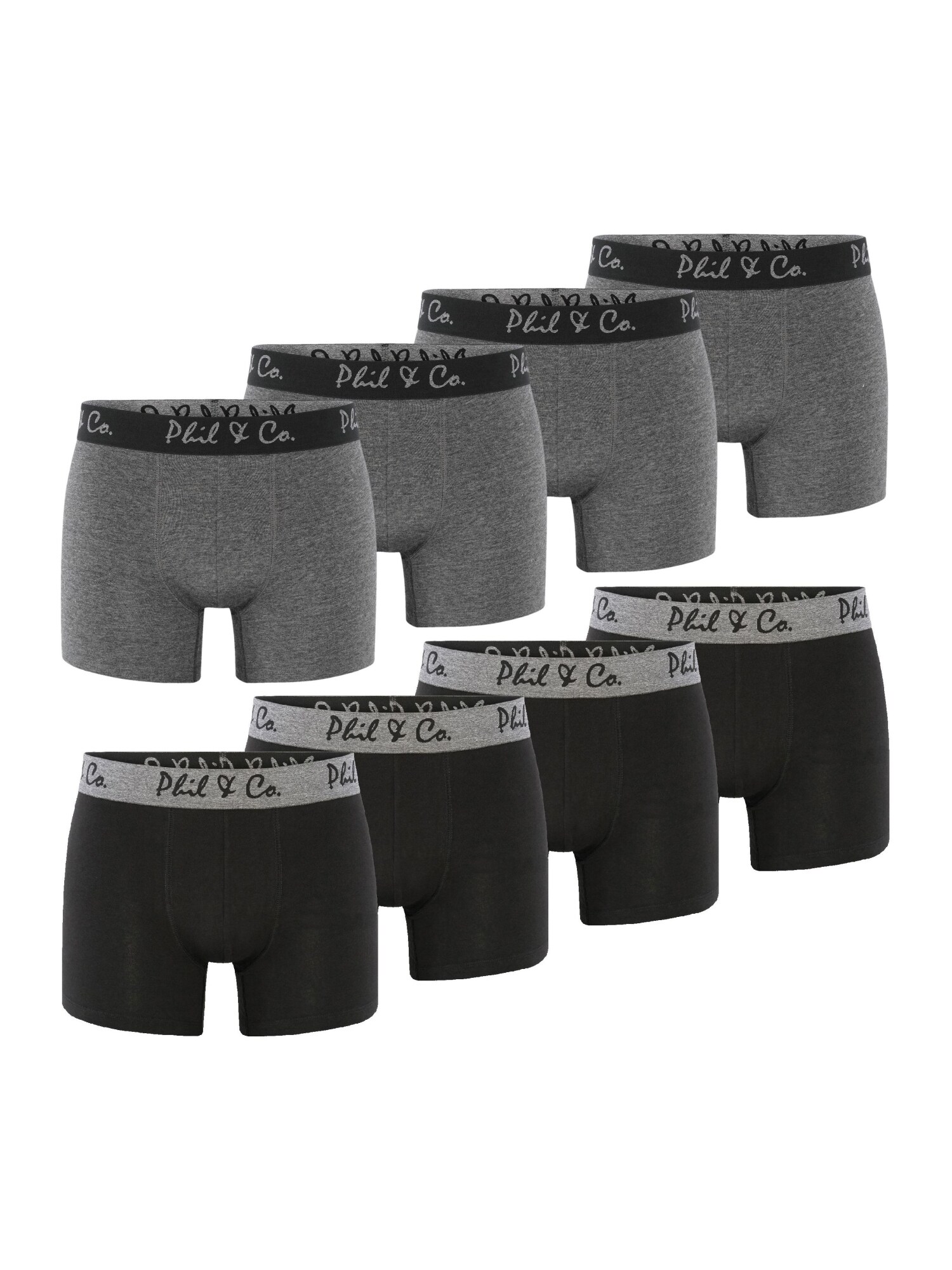 Phil & Co. Berlin Herren Retroshorts 8-Pack Jersey 8er Pack - Bild 1