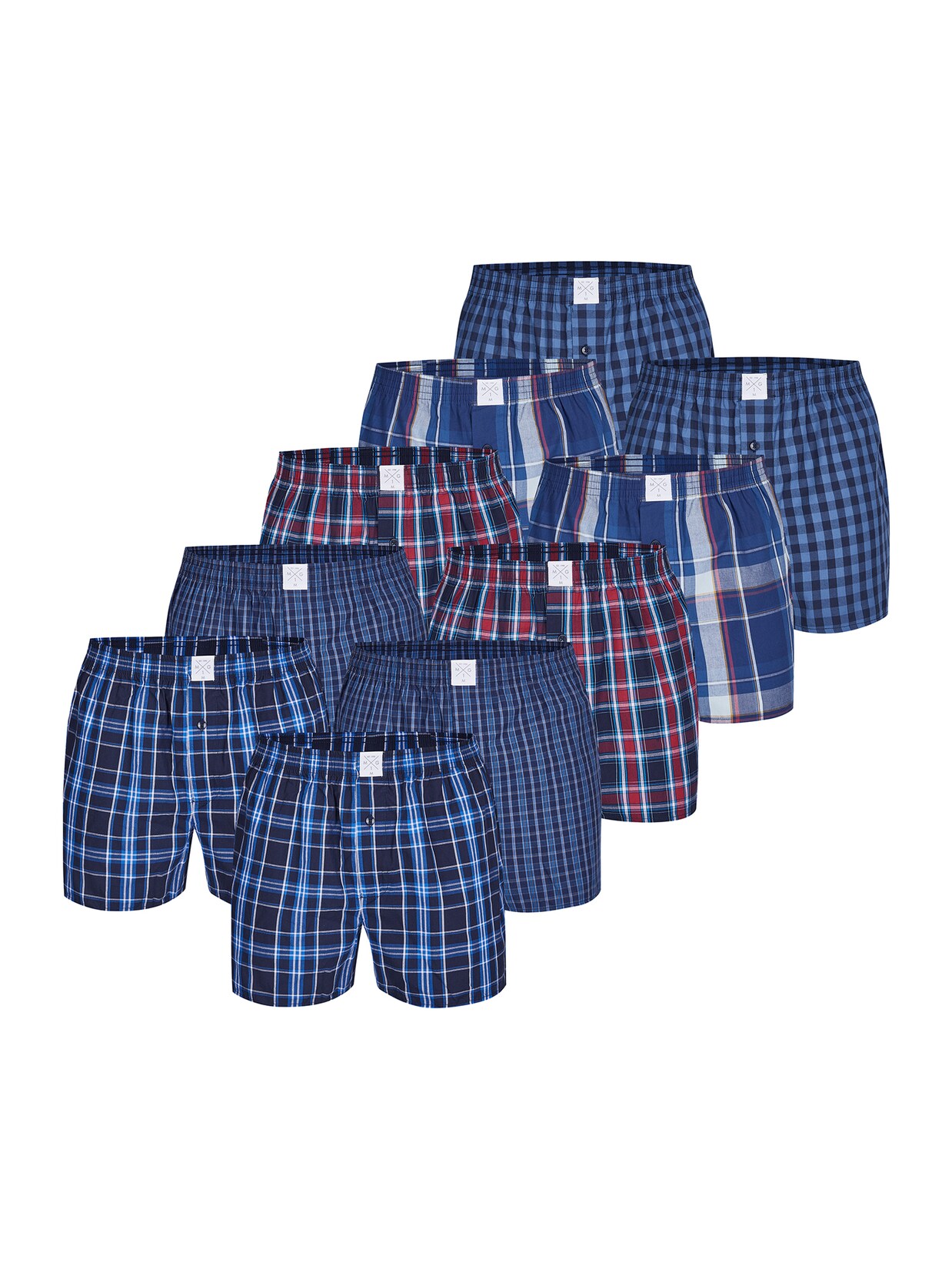MG-1 Herren Boxer Classic Set 10er Pack