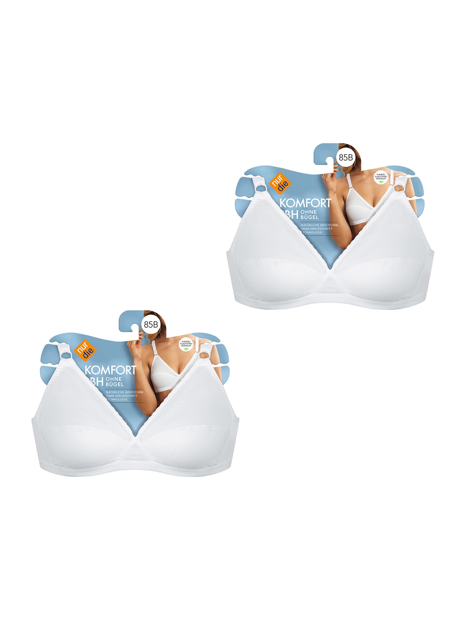NUR DIE Damen B&uuml;gel-BH Komfort 2er Pack - Bild 1