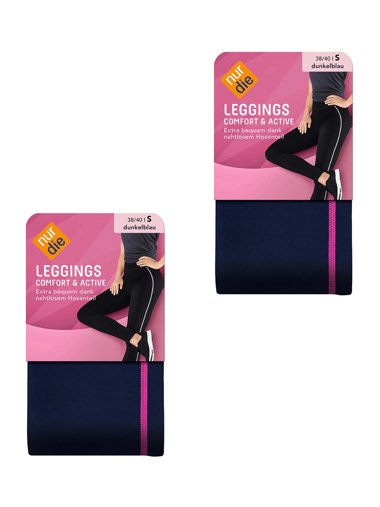 NUR DIE Damen Leggings Comfort & Active 2er Pack - Bild 1