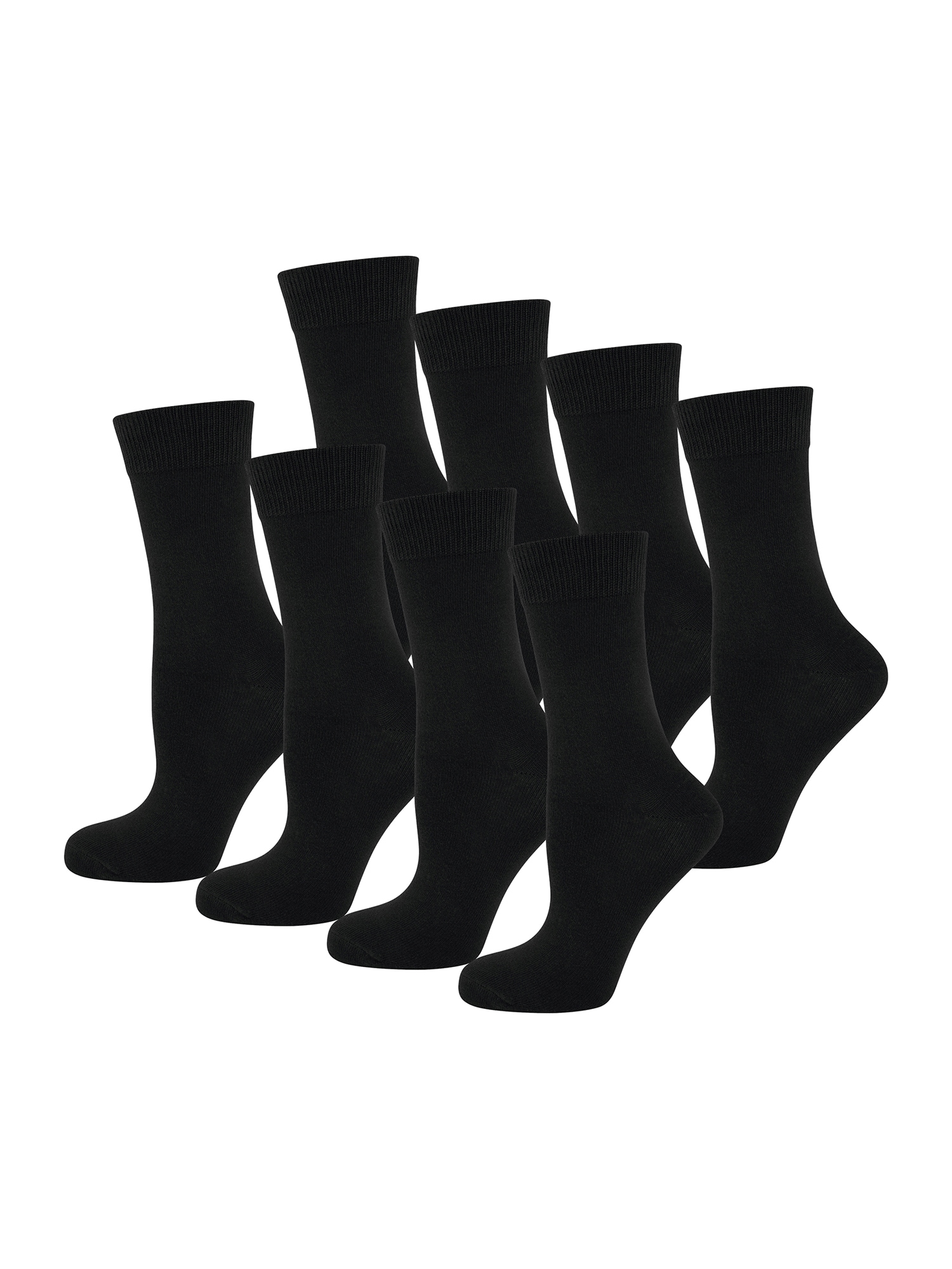 NUR DIE Damen Freizeitsocken Classic Baumwolle 8er Pack - Bild 1