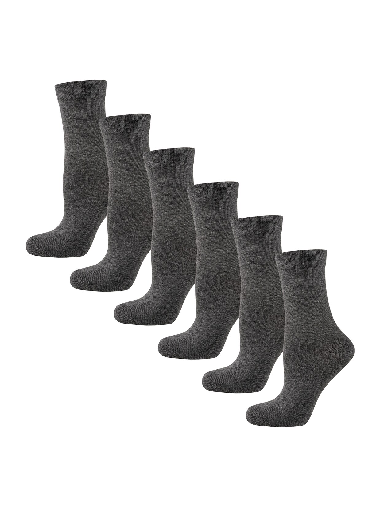 NUR DIE Damen Freizeitsocken Ohne Gummi 6er Pack | 04251462340456