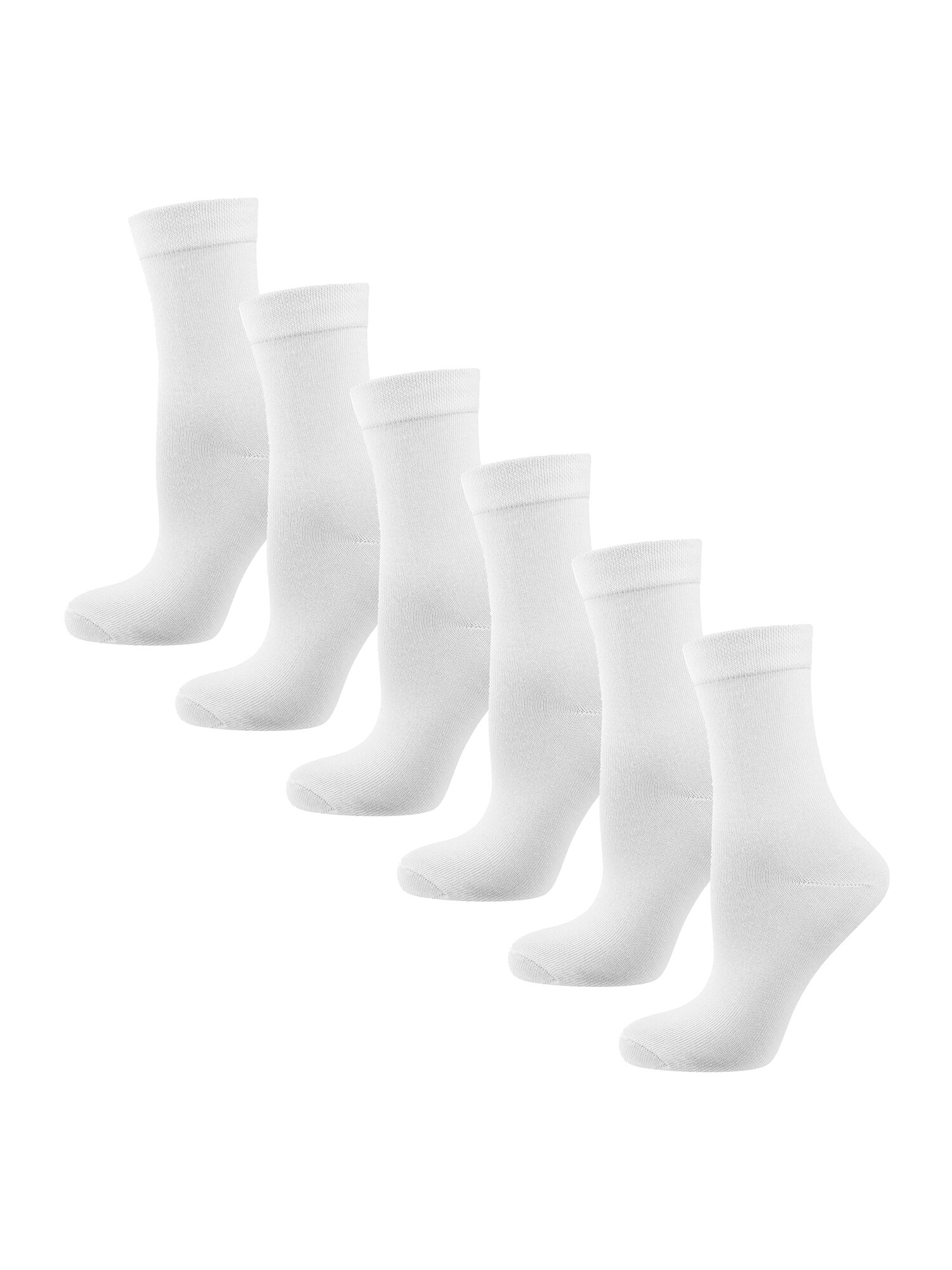 NUR DIE Damen Freizeitsocken Ohne Gummi 6er Pack - Bild 1