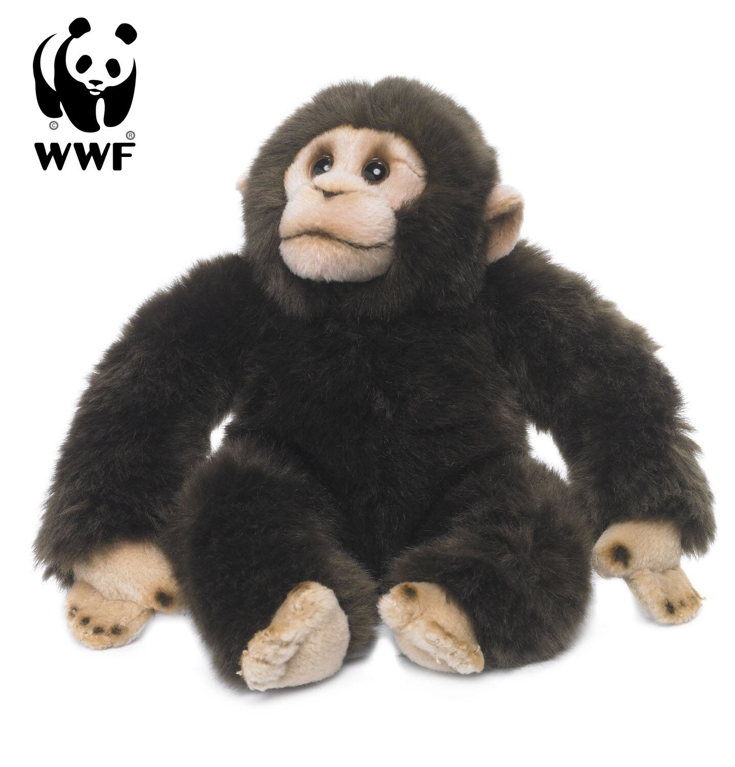 WWF - Pl&uuml;schtier - Schimpanse (23cm) lebensecht Kuscheltier Stofftier Affe - Bild 1