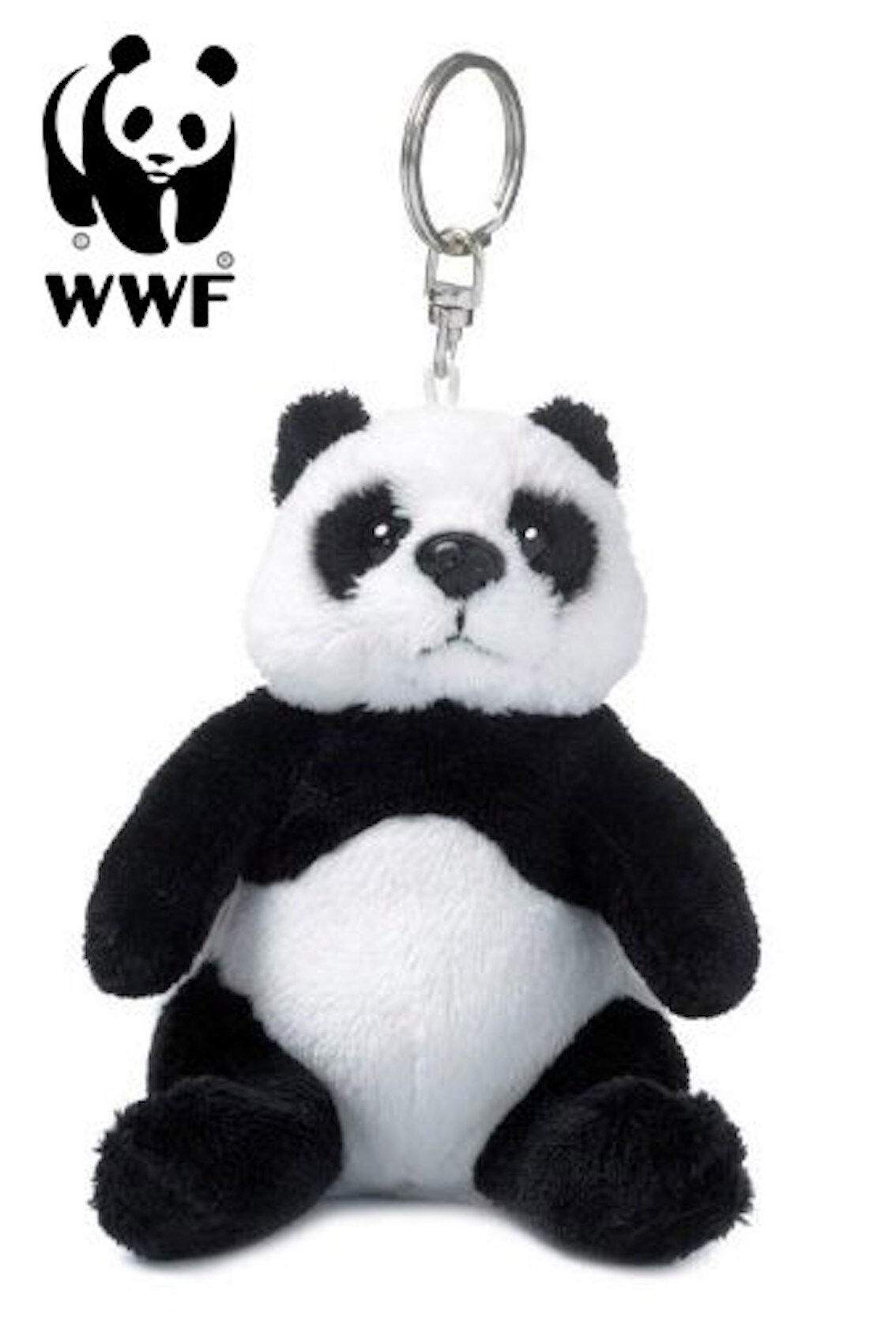 Pl&uuml;schanh&auml;nger Panda (10cm) Schl&uuml;sselanh&auml;nger Pandab&auml;r Kuscheltier - Bild 1