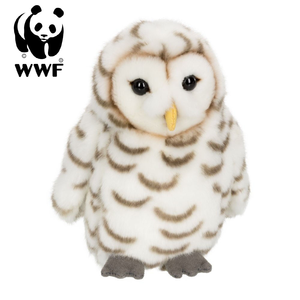 WWF - Pl&uuml;schtier - Schneeeule (15cm) lebensecht Kuscheltier Stofftier Eule - Bild 1