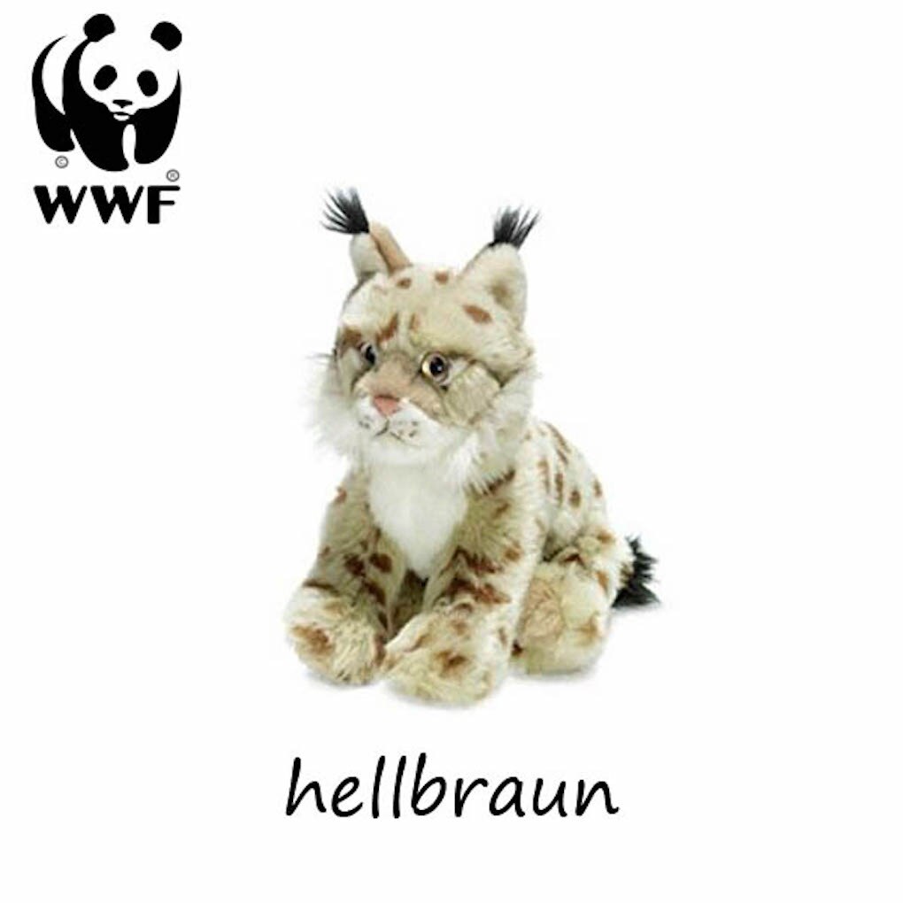 WWF Pl&uuml;schtier Luchs (23cm, hellbraun) Kuscheltier Stofftier hellbraun - Bild 1