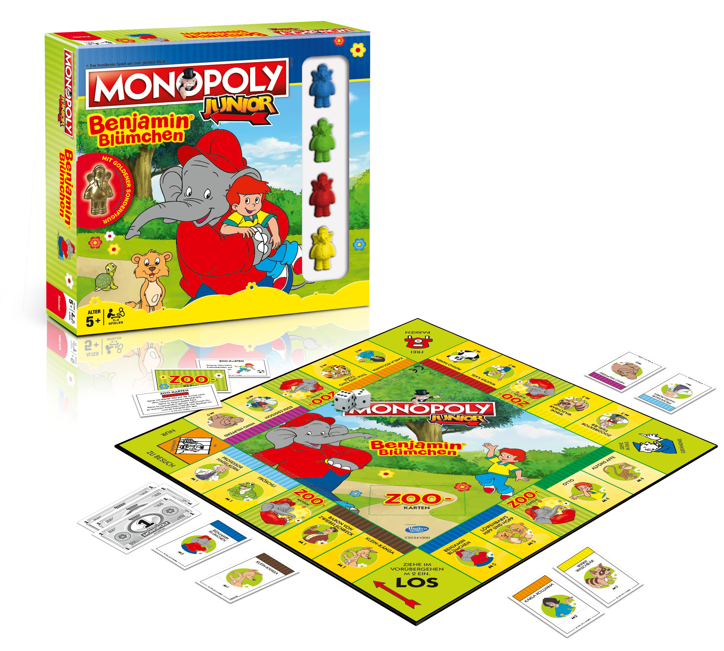 Monopoly Junior Benjamin Bl&uuml;mchen Brettspiel Gesellschaftsspiel Spiel Deutsch - Bild 1