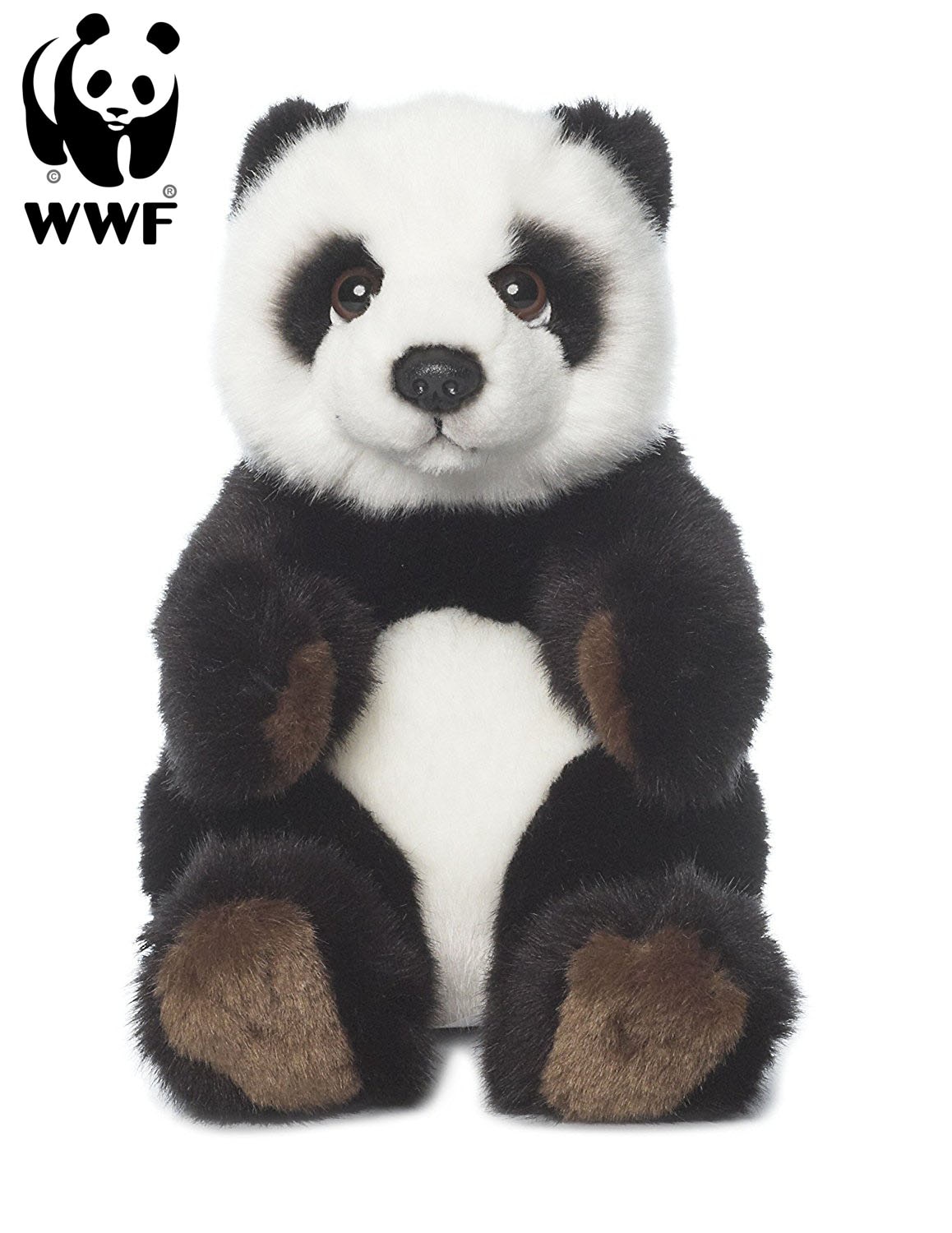 WWF - Pl&uuml;schtier - Panda (15cm, sitzend) Kuscheltier Stofftier Pandab&auml;r - Bild 1