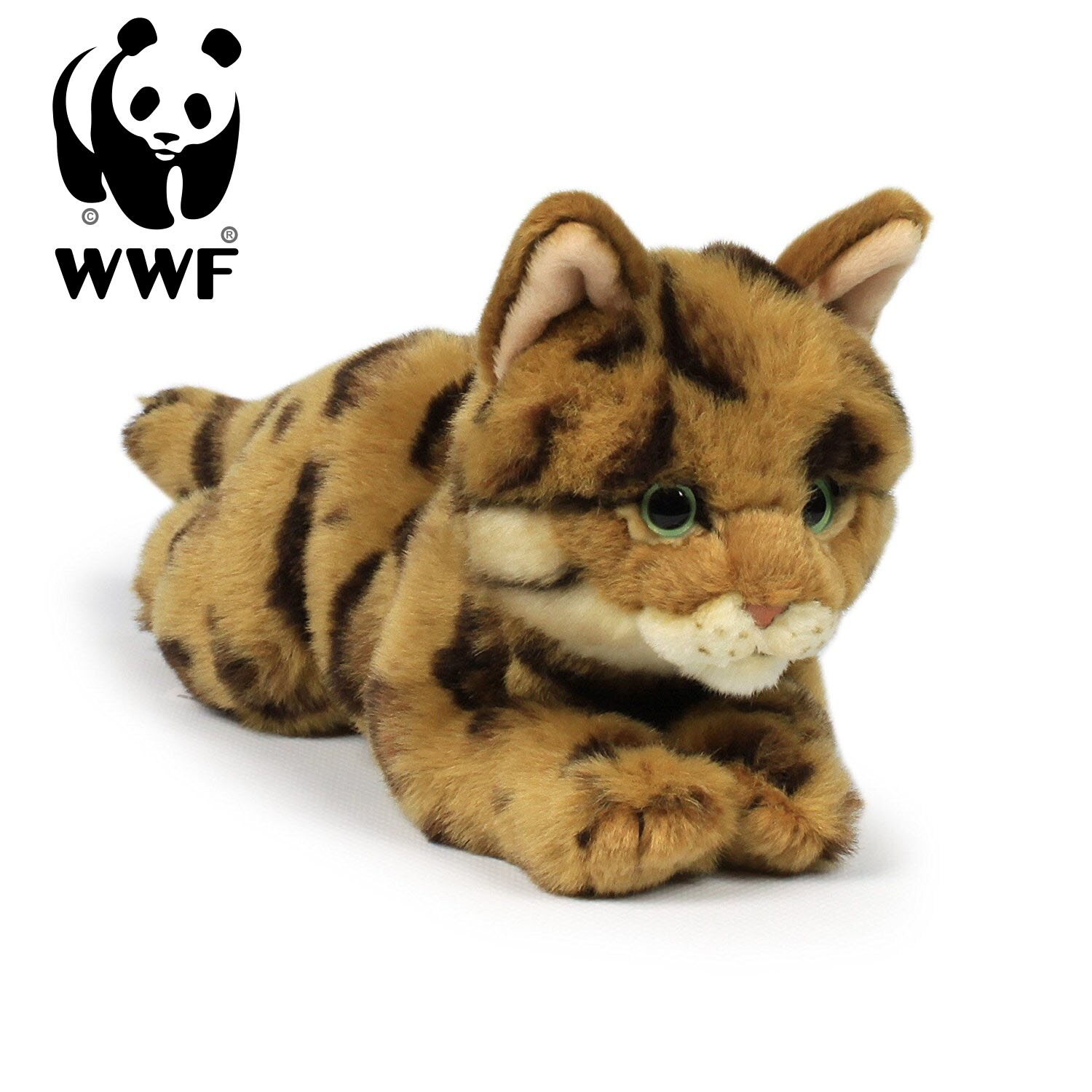 Pl&uuml;schtier Bengalische Katze (22cm) lebensecht Kuscheltier Stofftier - Bild 1