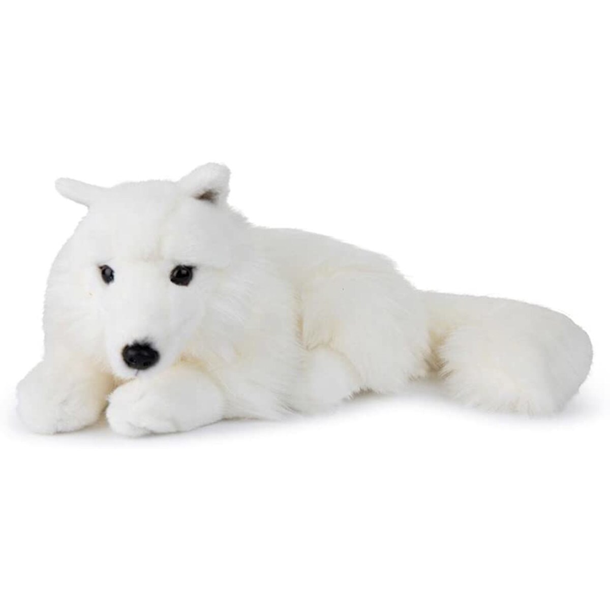 WWF - Pl&uuml;schtier - Polarfuchs (liegend, 25cm) Kuscheltier Stofftier Pl&uuml;schfigur Fuchs wei&szlig; - Bild 1