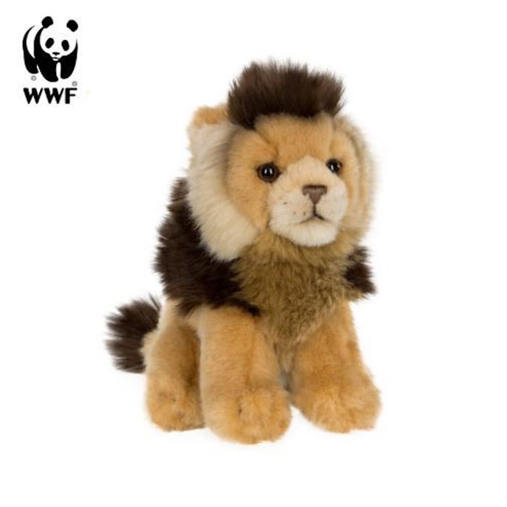 WWF - Pl&uuml;schtier - L&ouml;we (19cm) lebensecht Kuscheltier Stofftier Raubkatze Afrika - Bild 1
